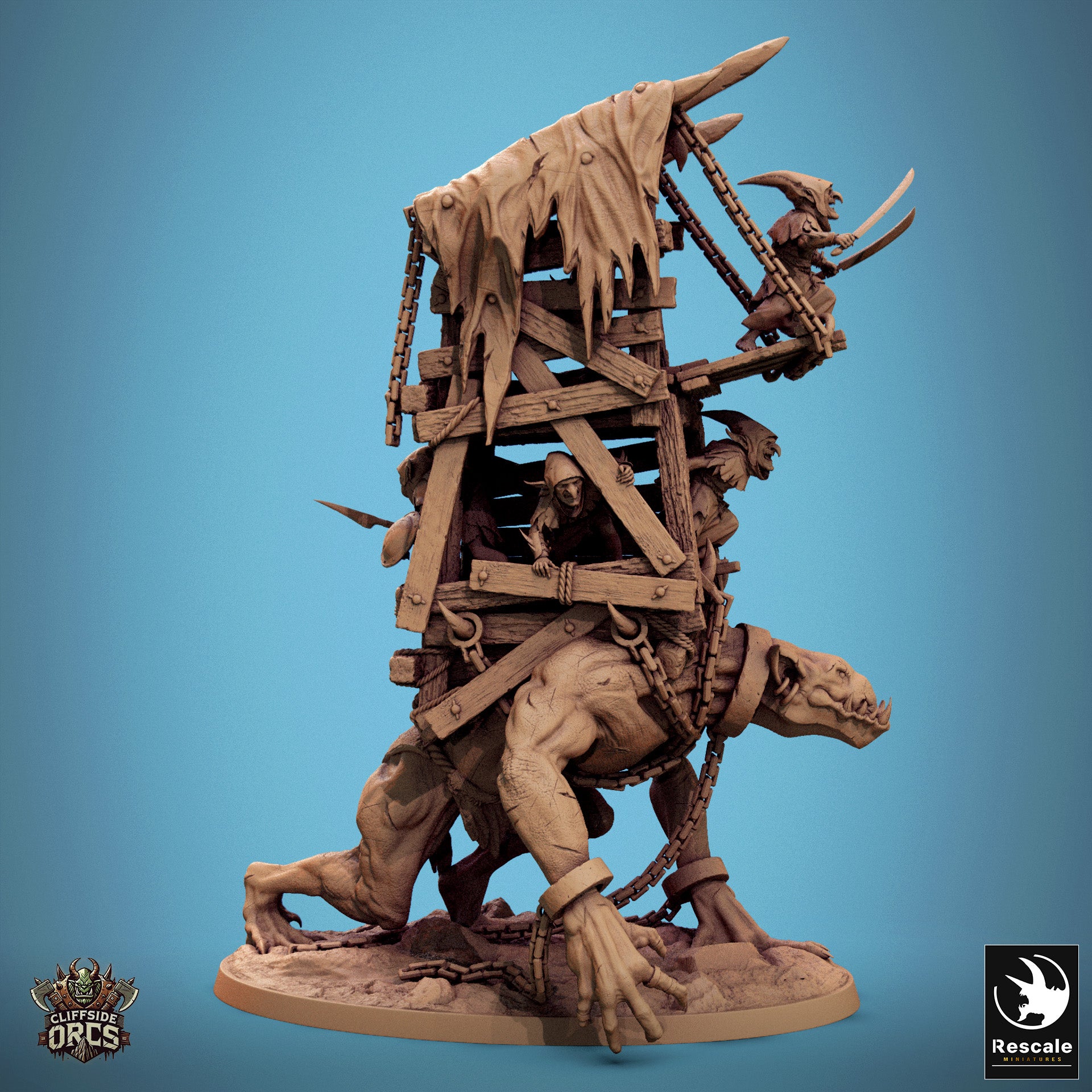 Troll - aus der Reihe Cliffside Orcs von Rescale Miniatures