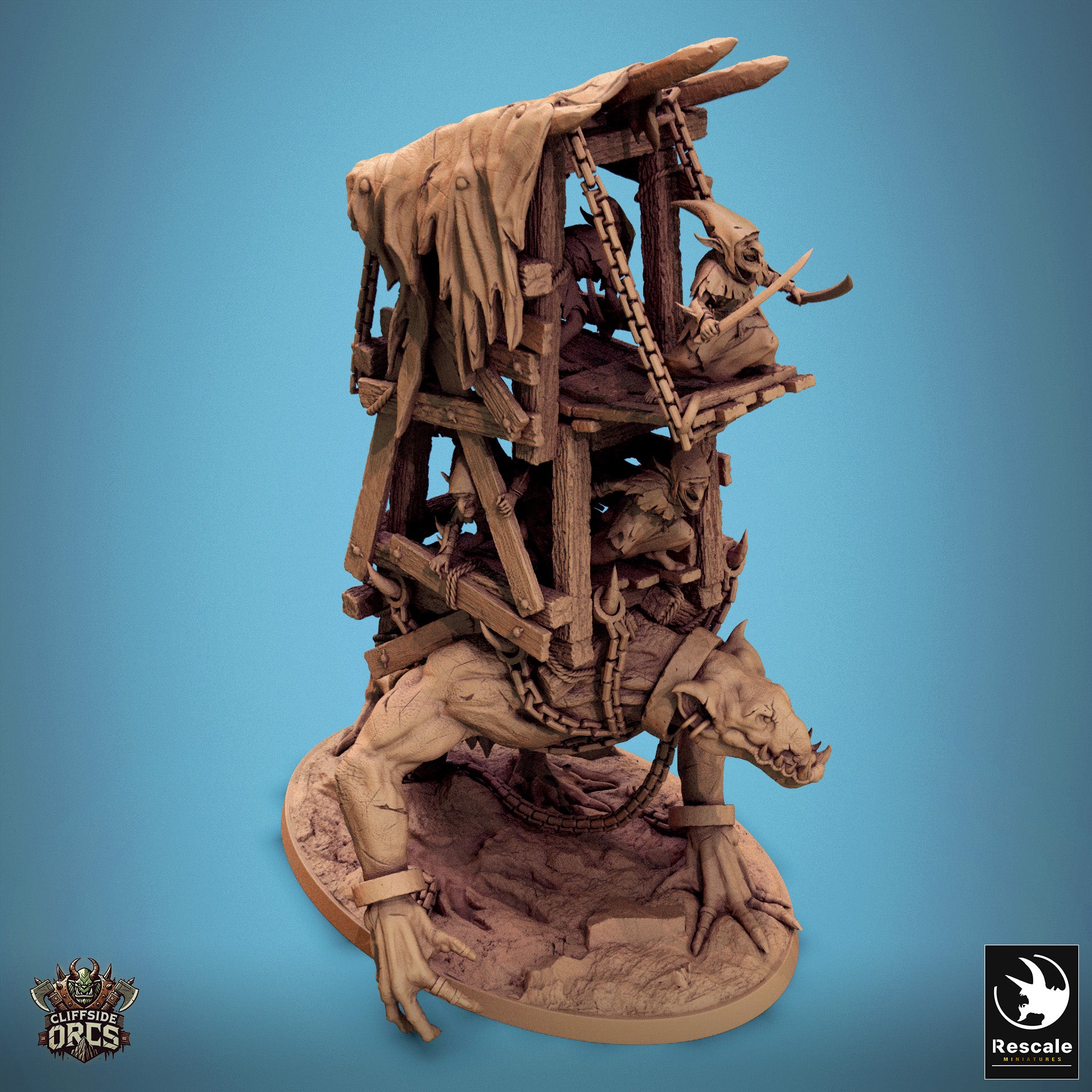 Troll - aus der Reihe Cliffside Orcs von Rescale Miniatures