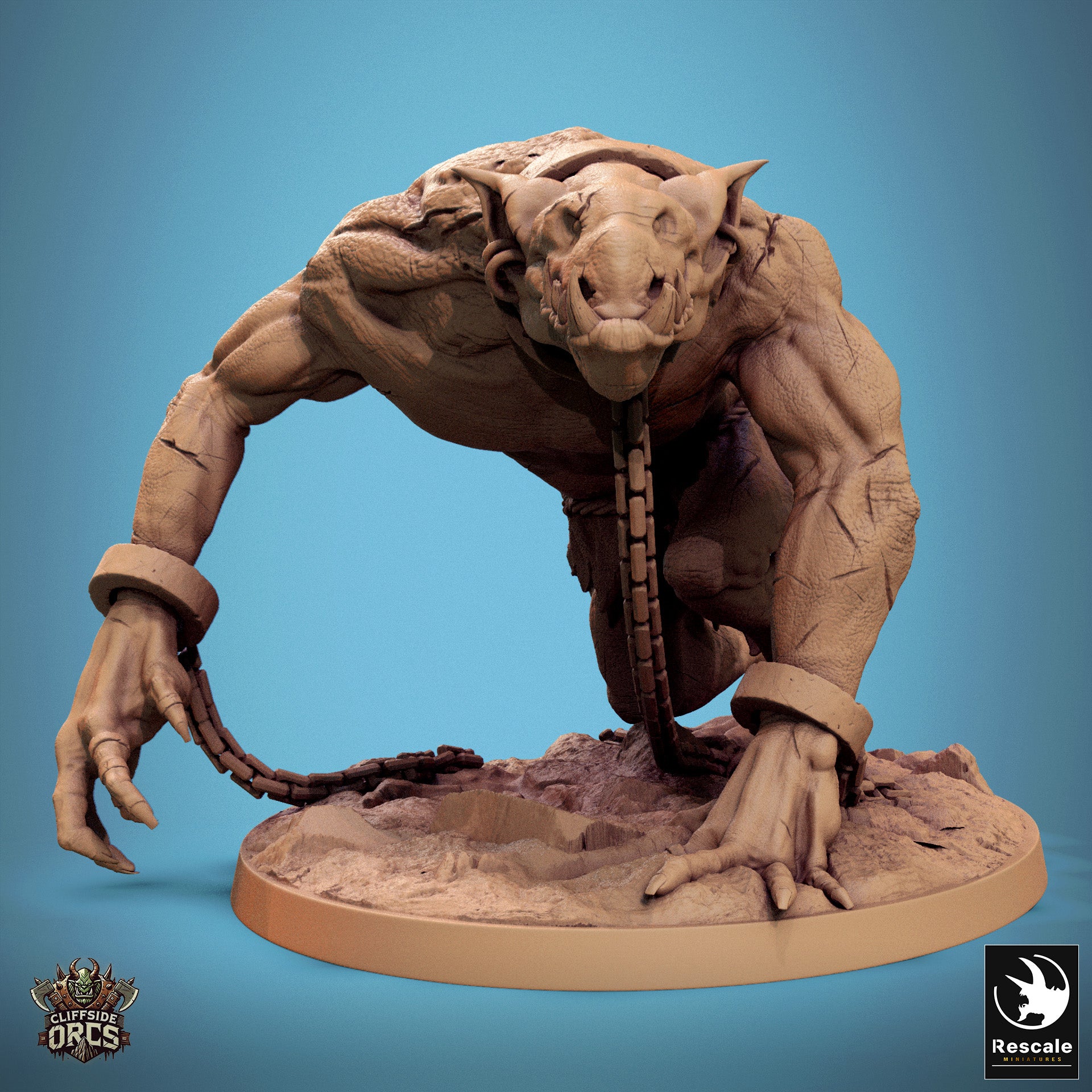 Troll - aus der Reihe Cliffside Orcs von Rescale Miniatures