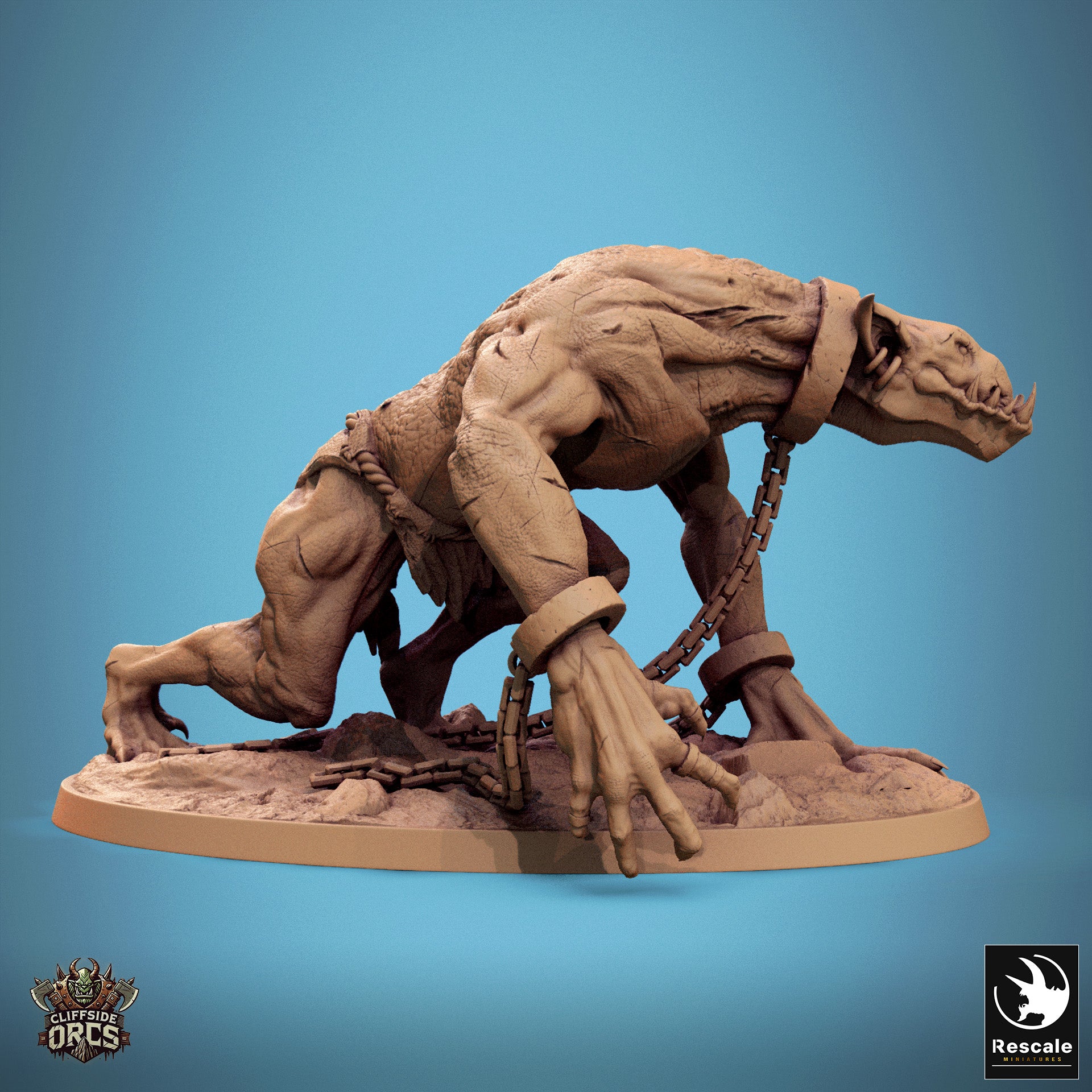 Troll - aus der Reihe Cliffside Orcs von Rescale Miniatures