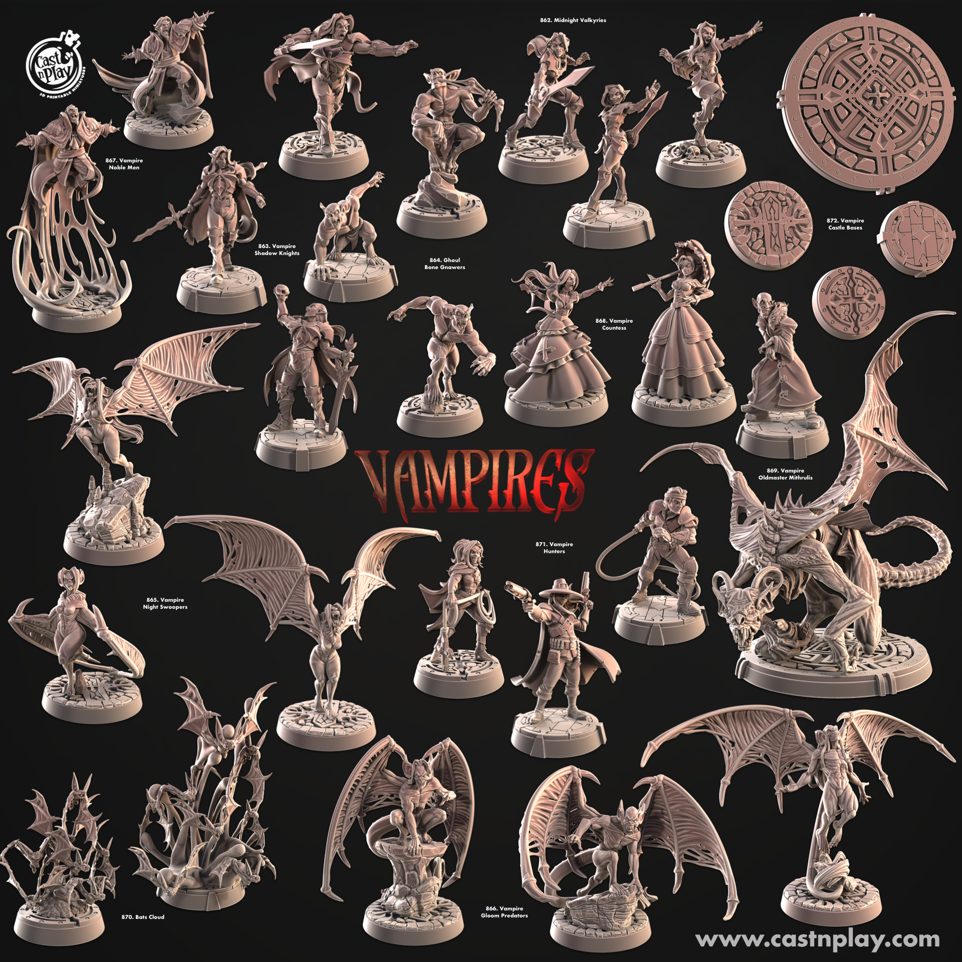 Vampire Noble Men - Vampire - Cast n Play