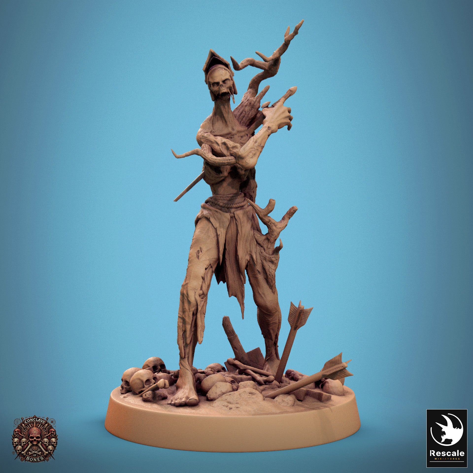 Zombie - aus der Reihe Conclave of Bones von Rescale Miniatures
