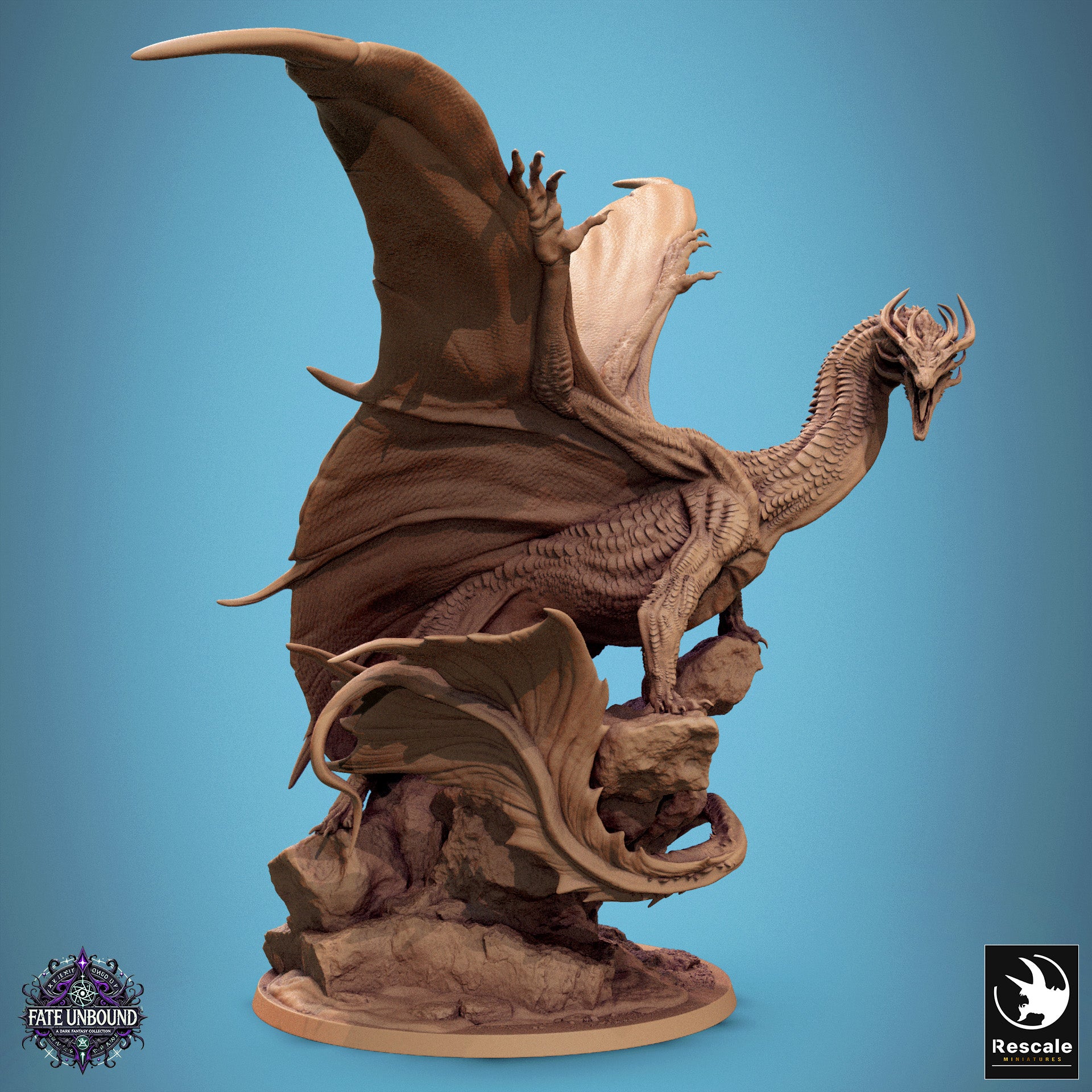 Copper Dragon - aus der Reihe Fate Unbound von Rescale Miniatures