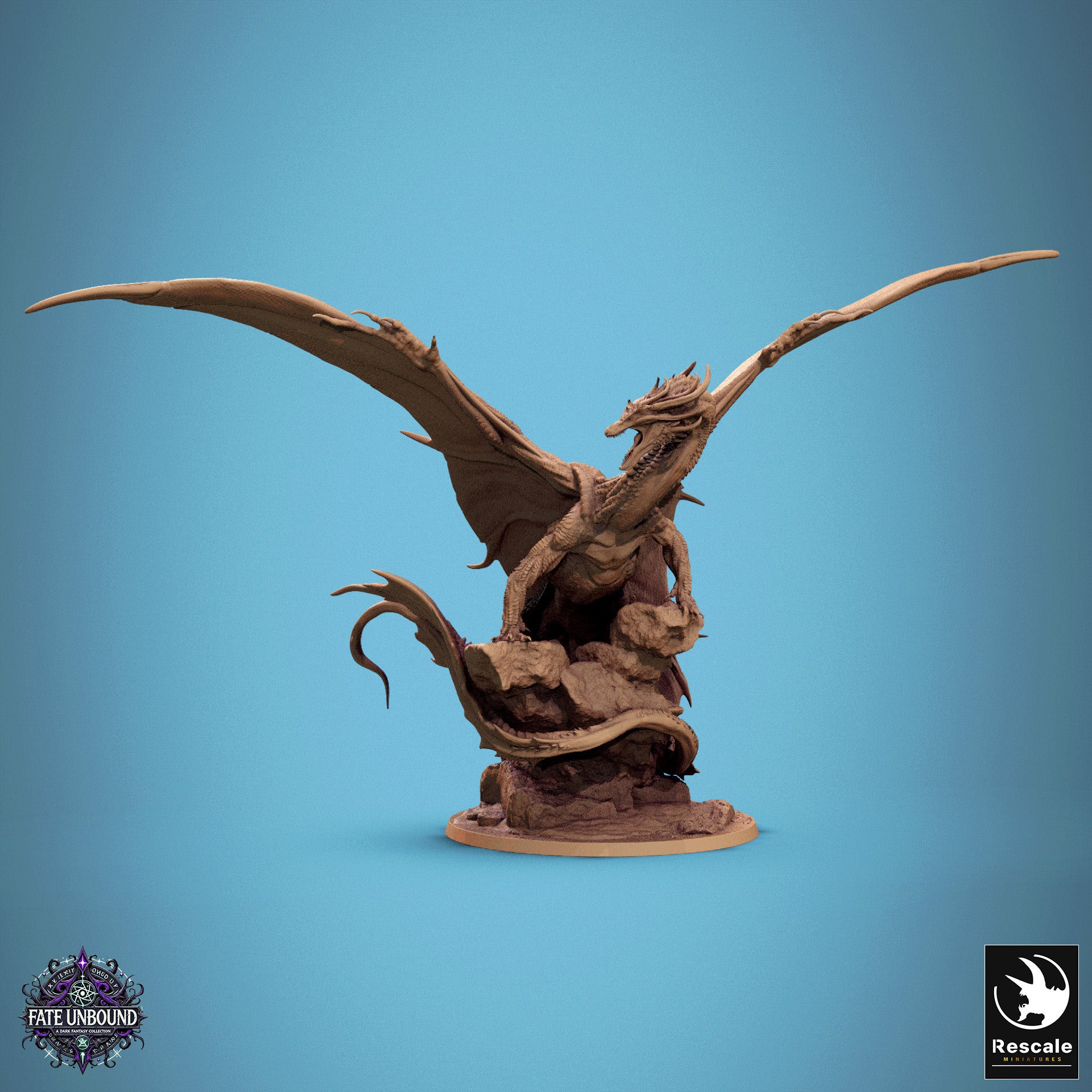 Copper Dragon - aus der Reihe Fate Unbound von Rescale Miniatures