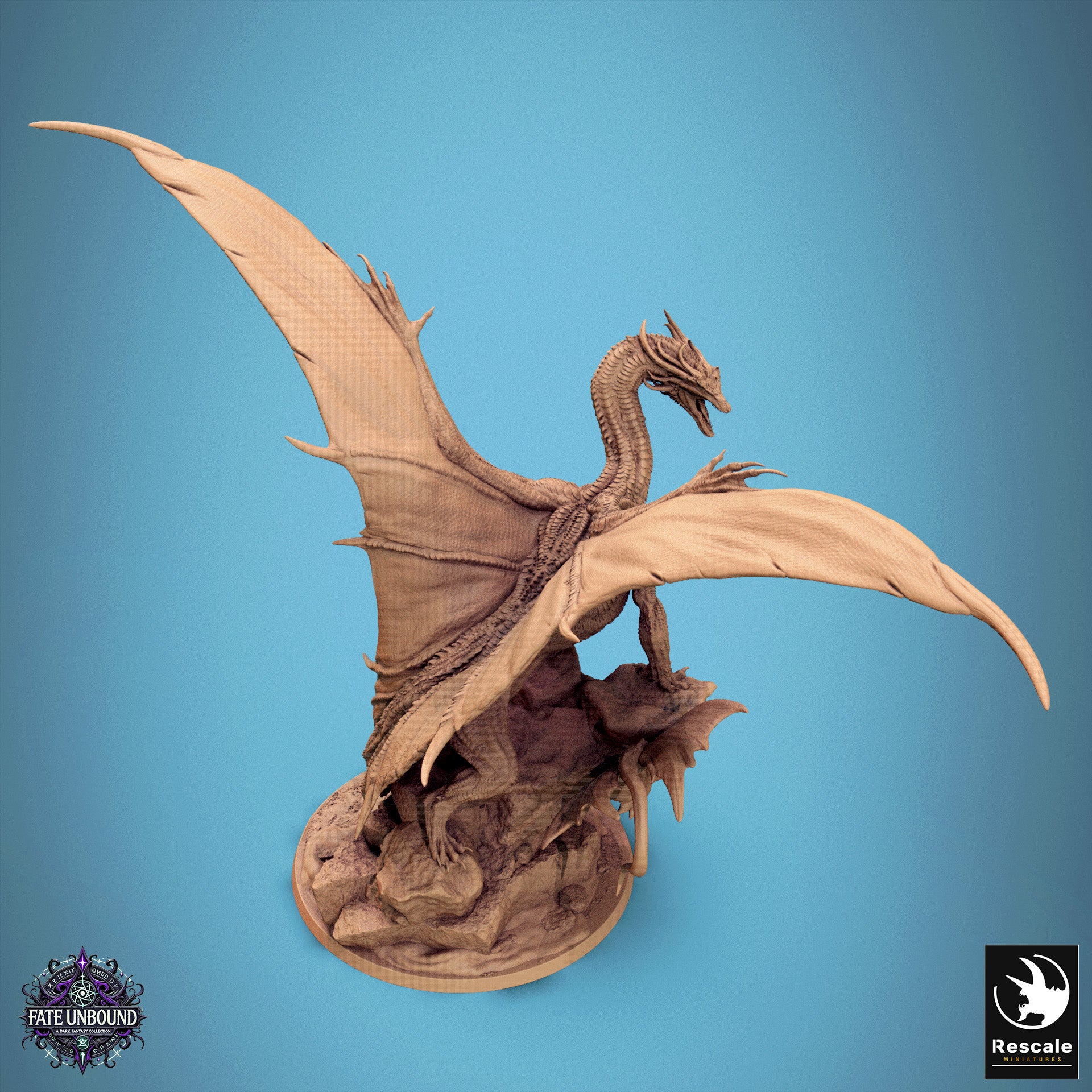 Copper Dragon - aus der Reihe Fate Unbound von Rescale Miniatures