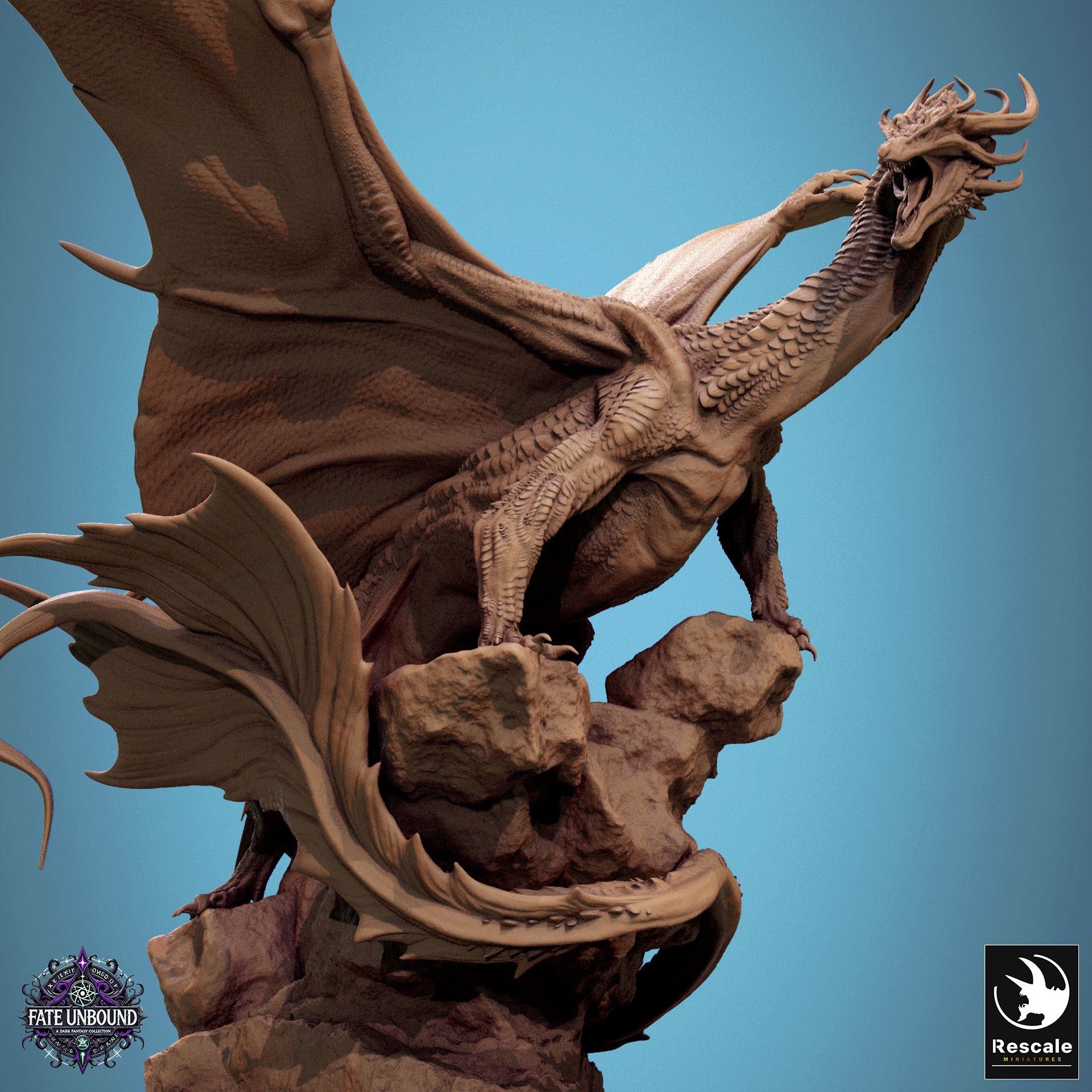 Copper Dragon - aus der Reihe Fate Unbound von Rescale Miniatures