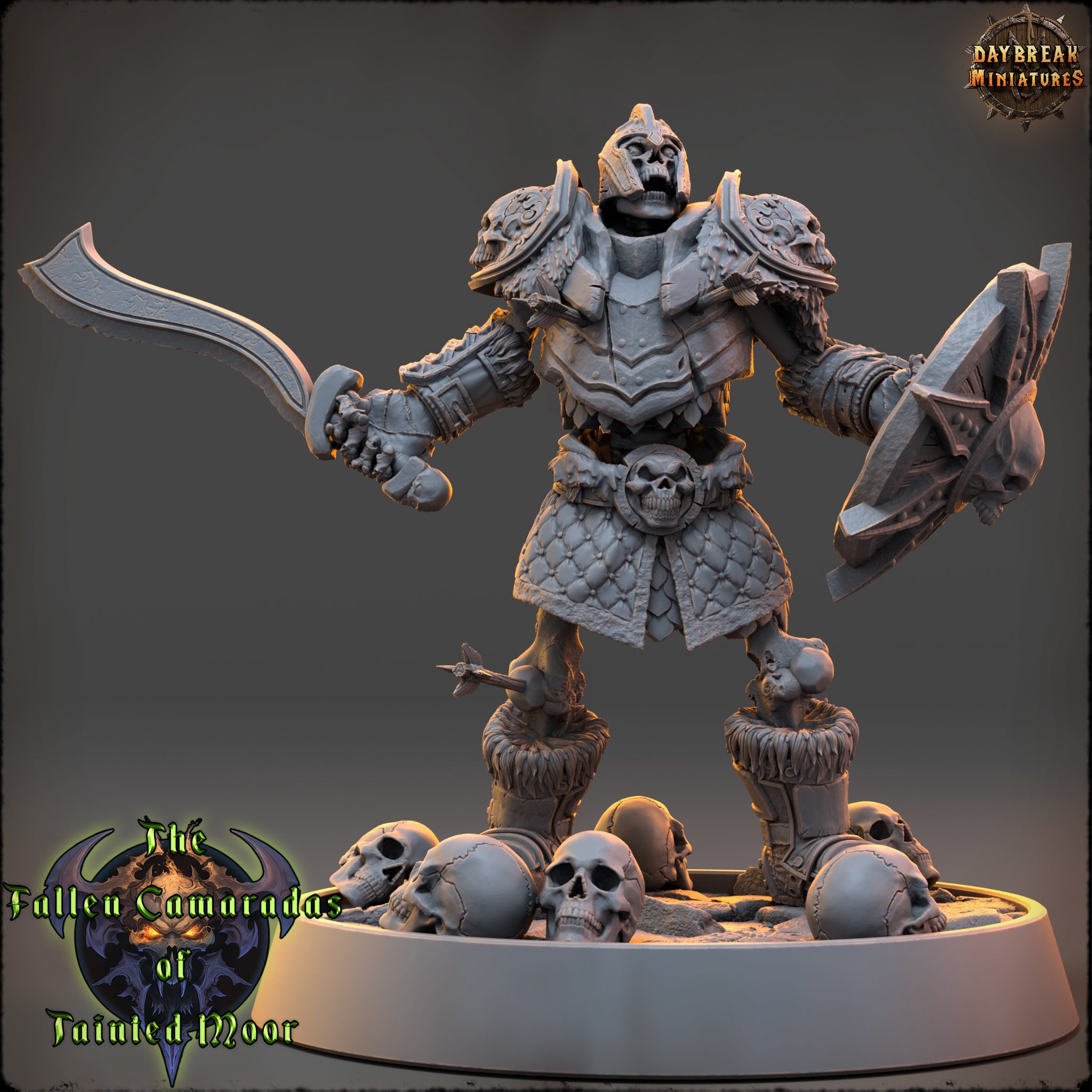 Skelette - aus der Reihe The Fallen Camaradas of Tainted Moor von Daybreak Miniatures