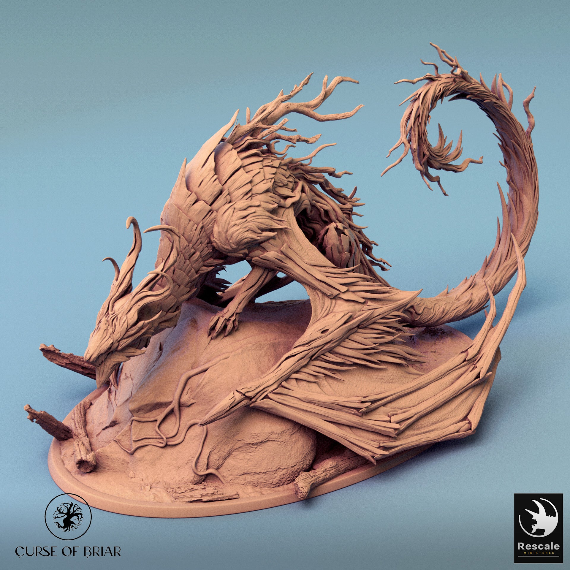 Briar Dragon - aus der Reihe Curse of Briar von Rescale Miniatures