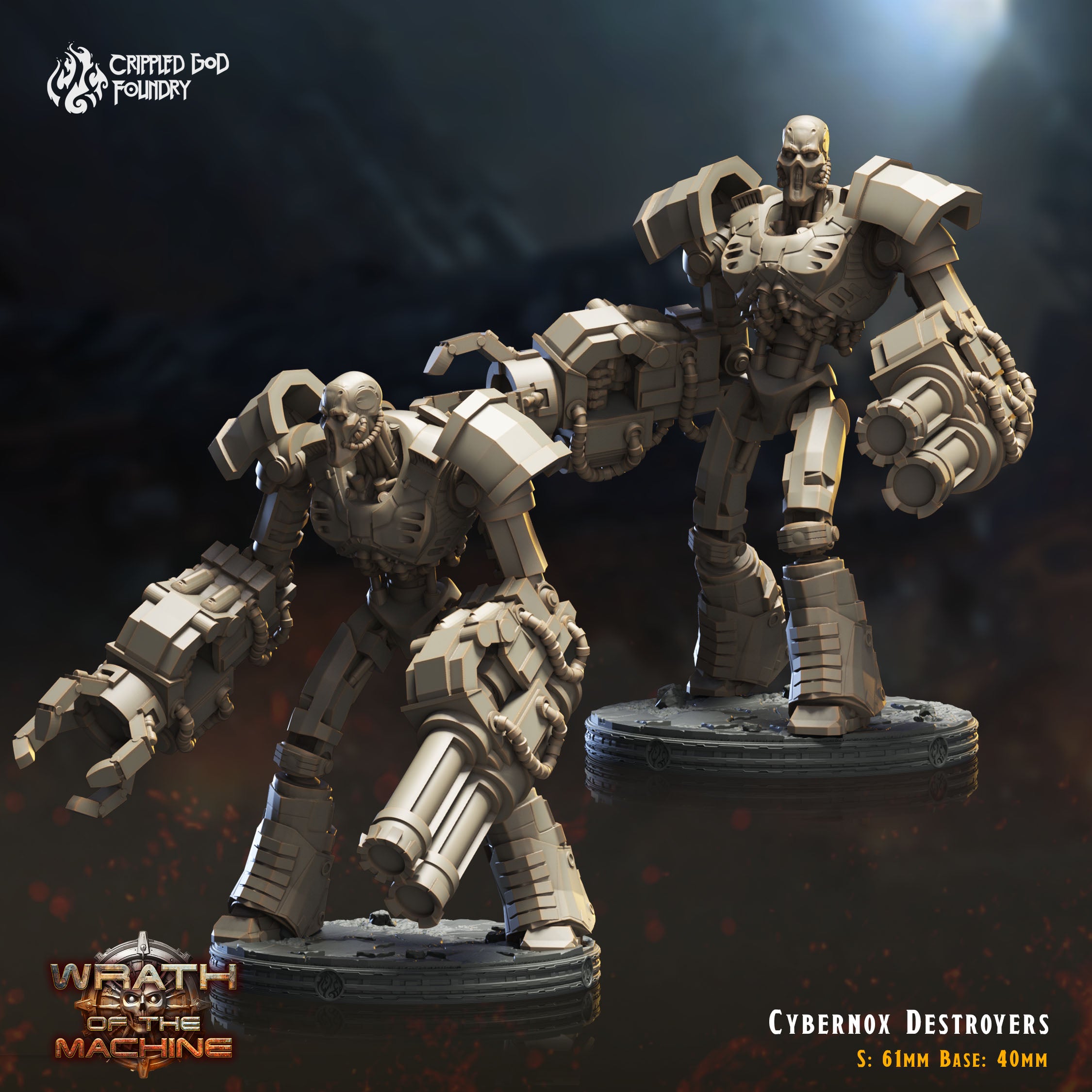 Cybernox Destroyers - aus der Reihe Wrath of the Machine von Crippled God Foundry