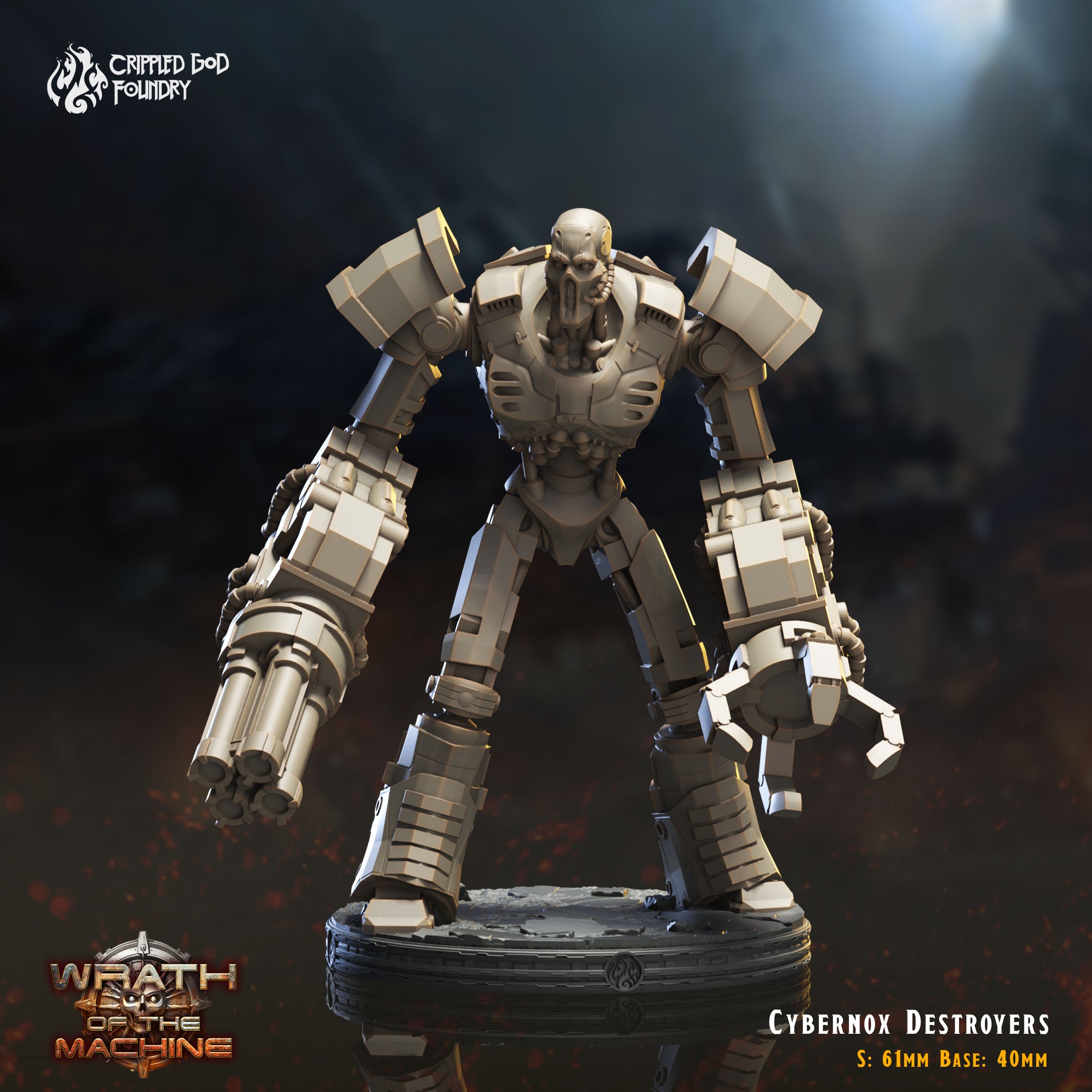 Cybernox Destroyers - aus der Reihe Wrath of the Machine von Crippled God Foundry