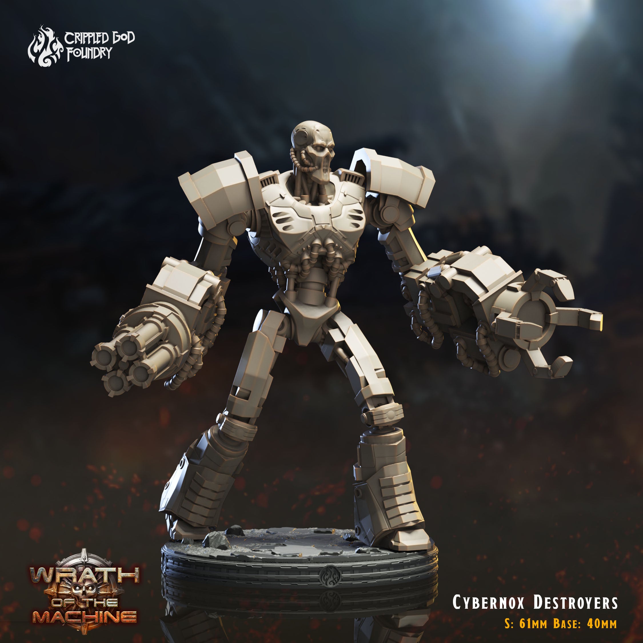 Cybernox Destroyers - aus der Reihe Wrath of the Machine von Crippled God Foundry