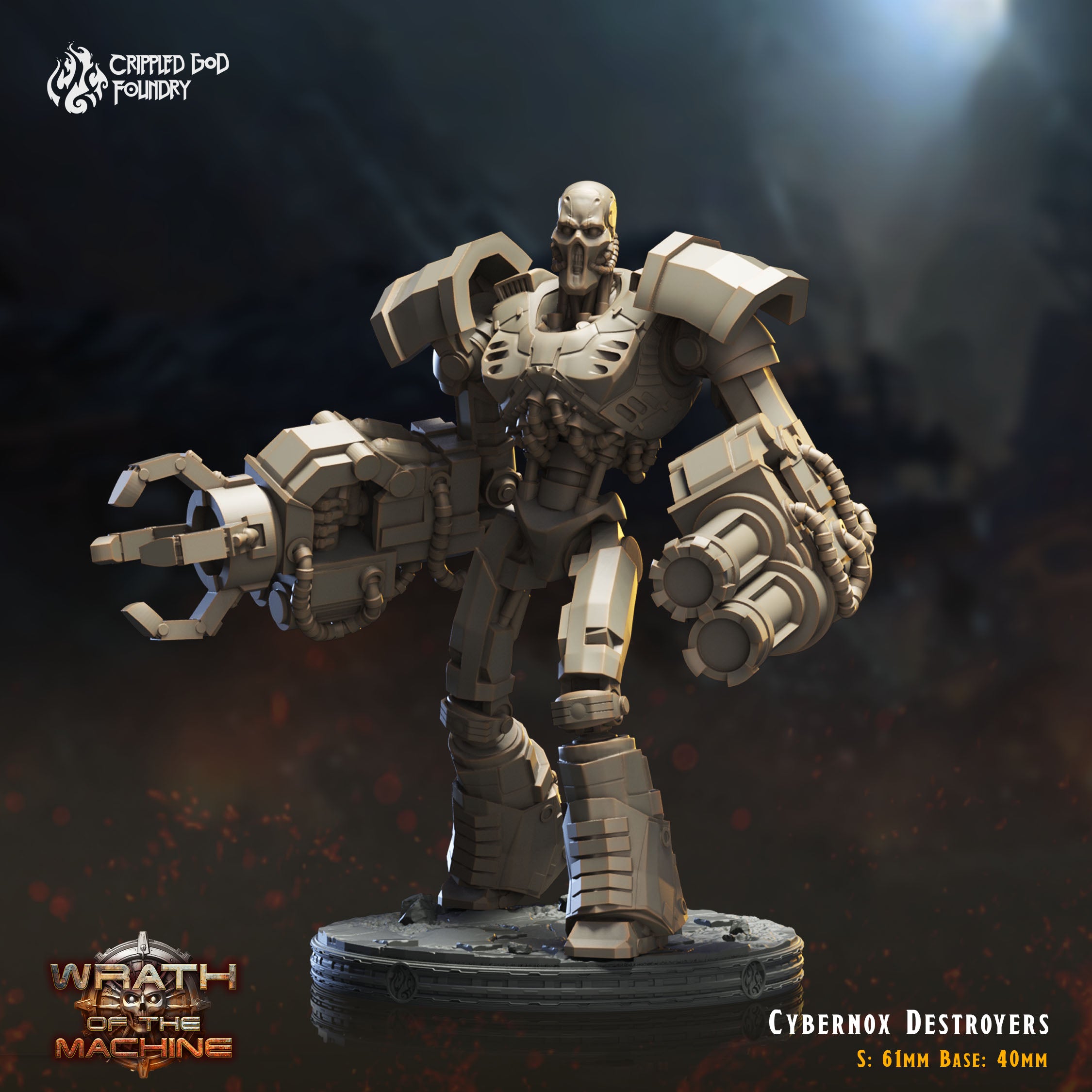 Cybernox Destroyers - aus der Reihe Wrath of the Machine von Crippled God Foundry