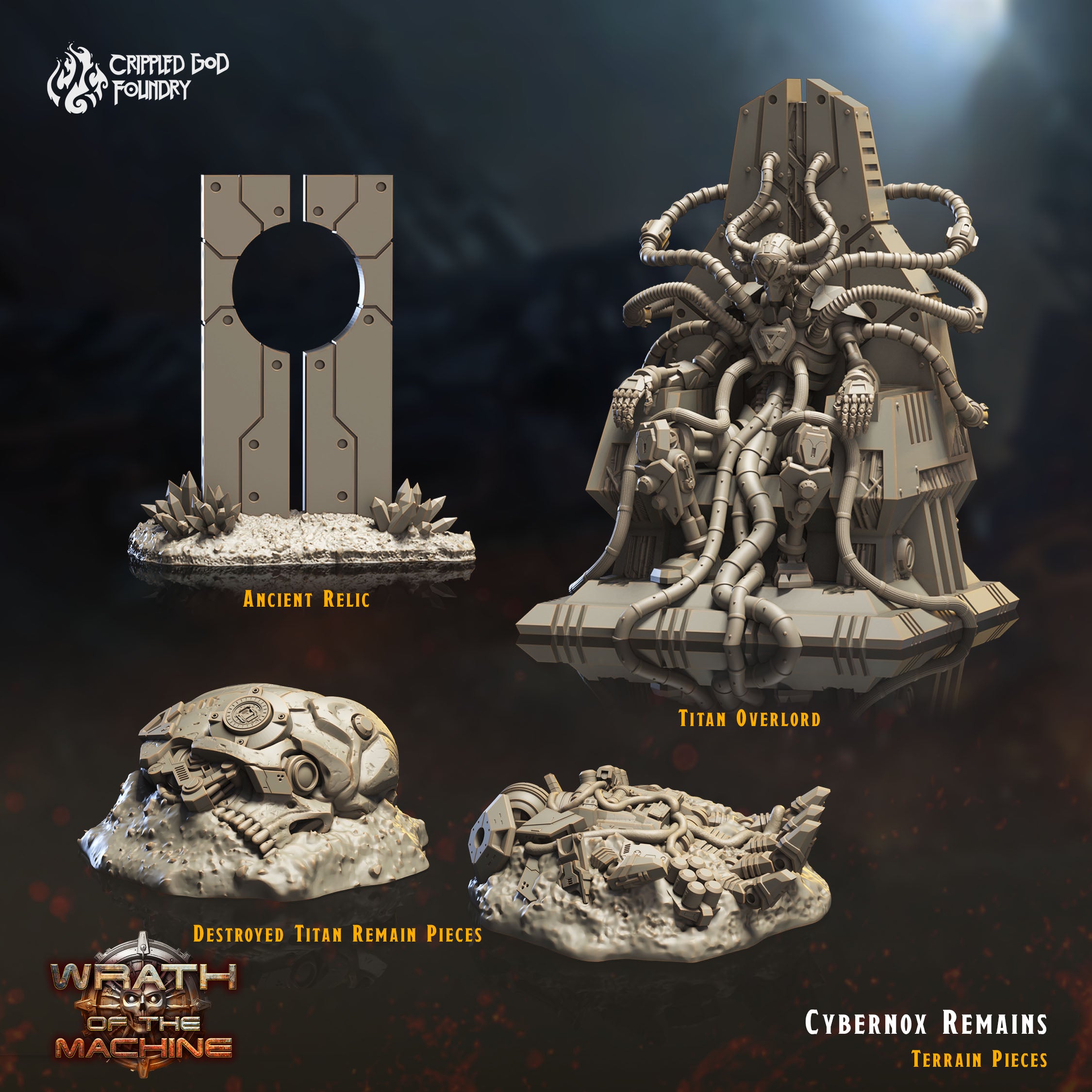 Cybernox Remains Scenery - aus der Reihe Wrath of the Machine von Crippled God Foundry