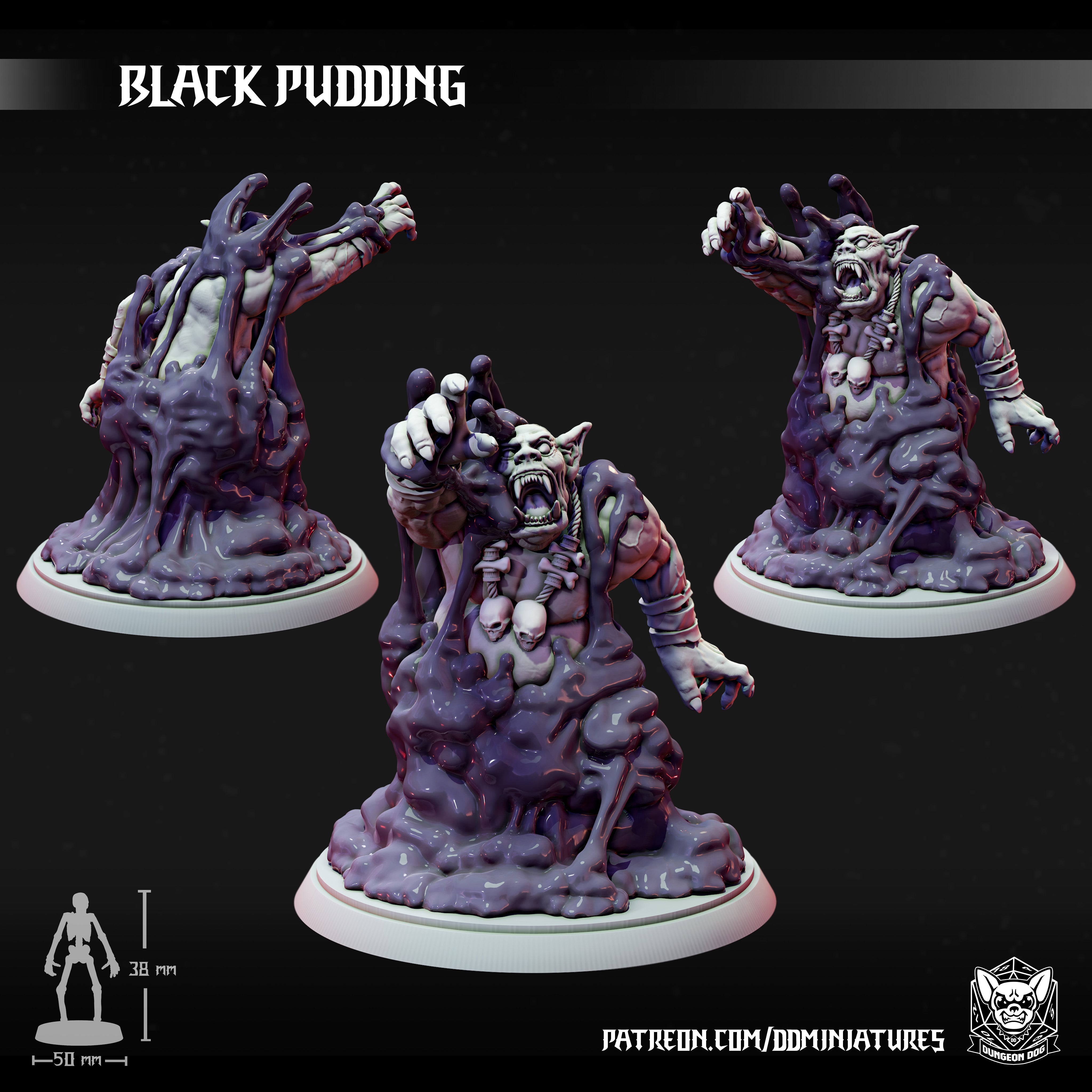 Ooze Black Pudding - von Dungeon Dog