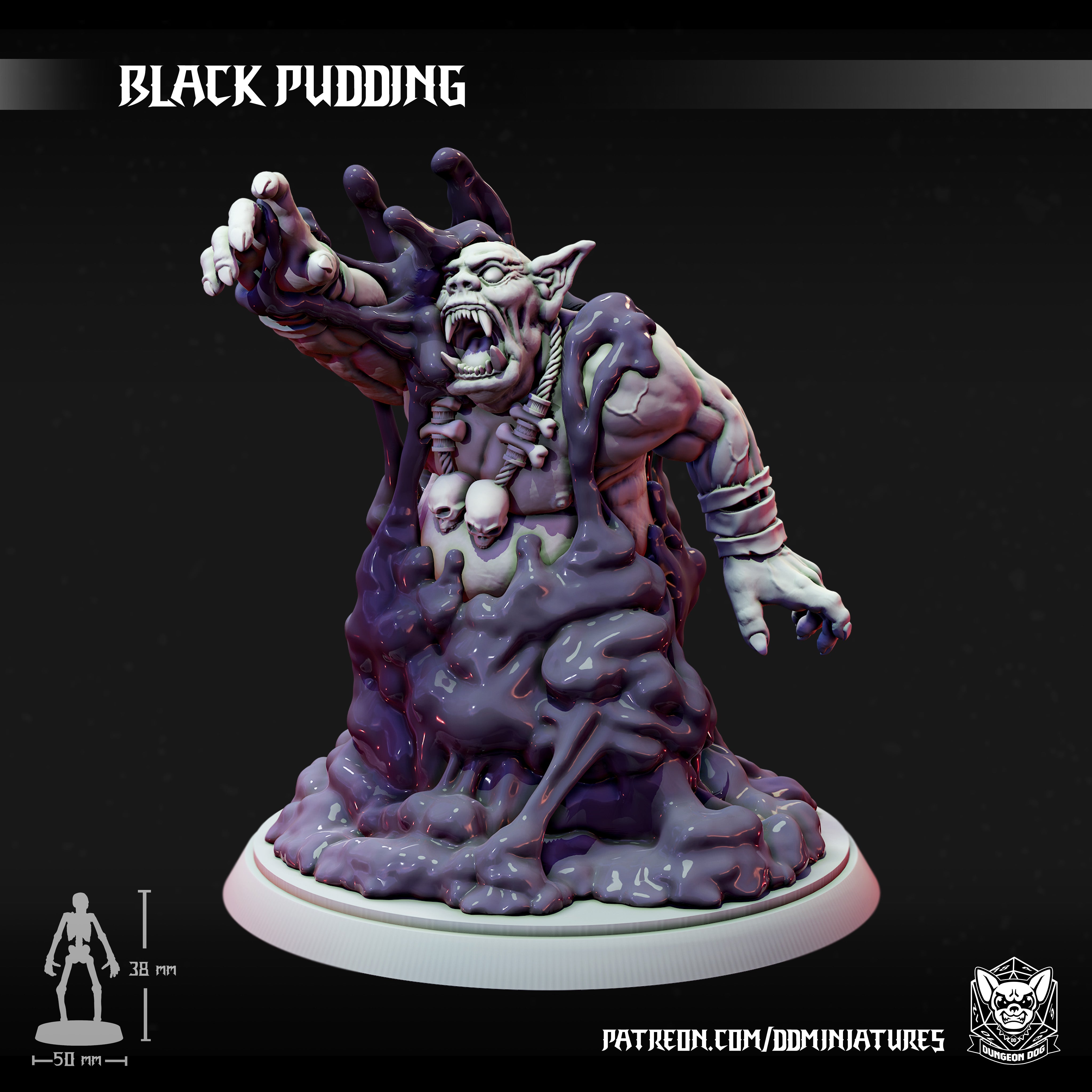 Ooze Black Pudding - von Dungeon Dog