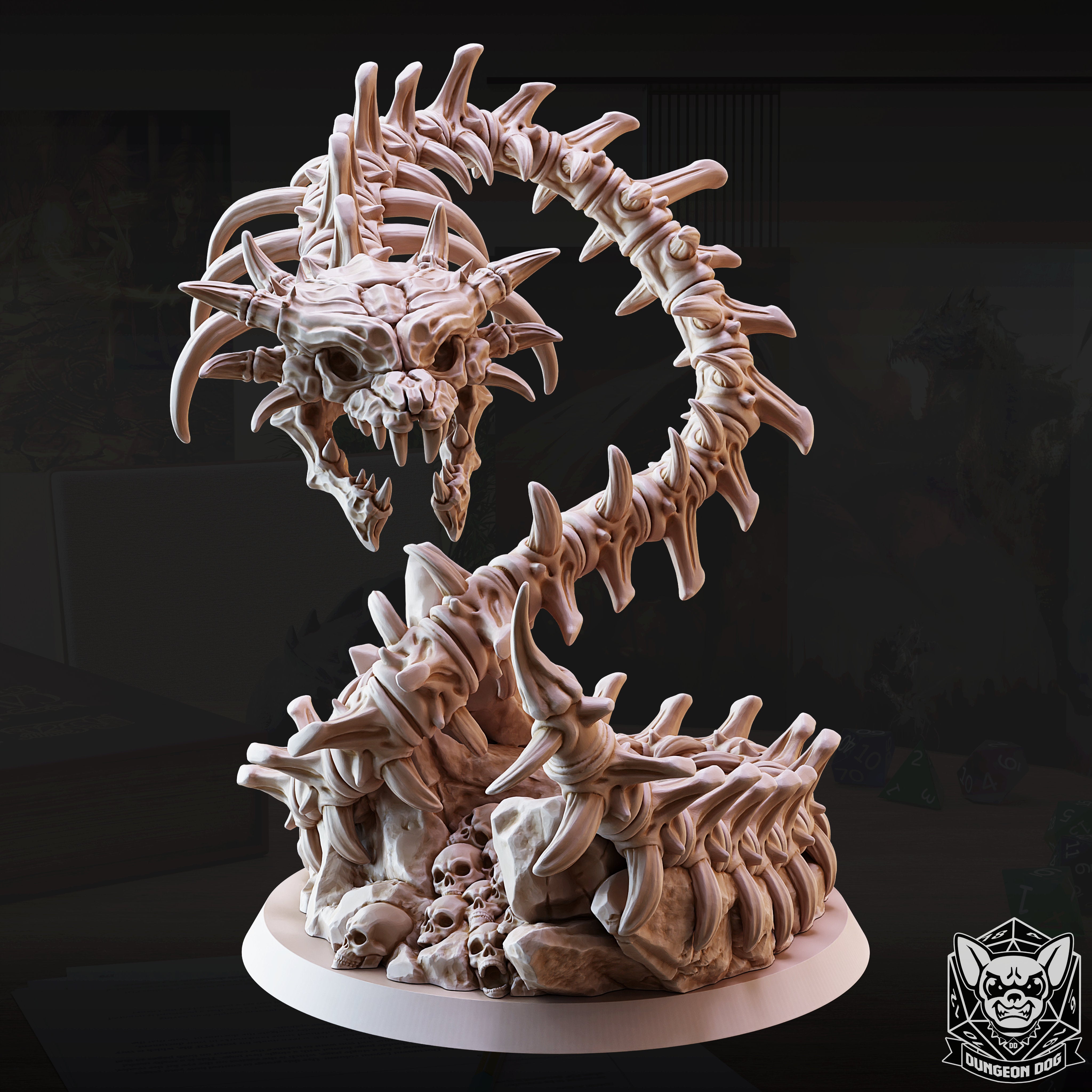 Bone Naga - by Dungeon Dog