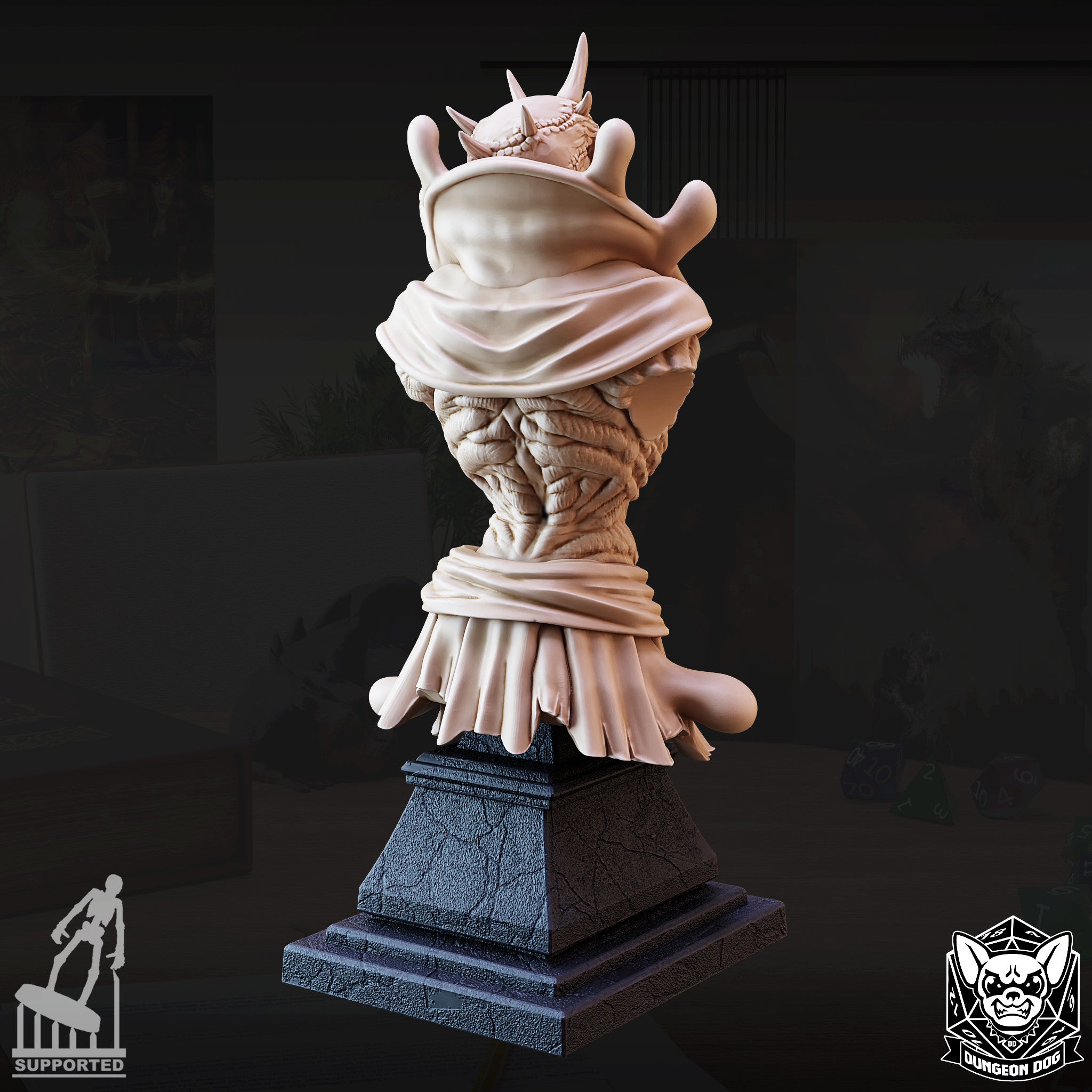 Boneclaw Bust - Dungeon Dog