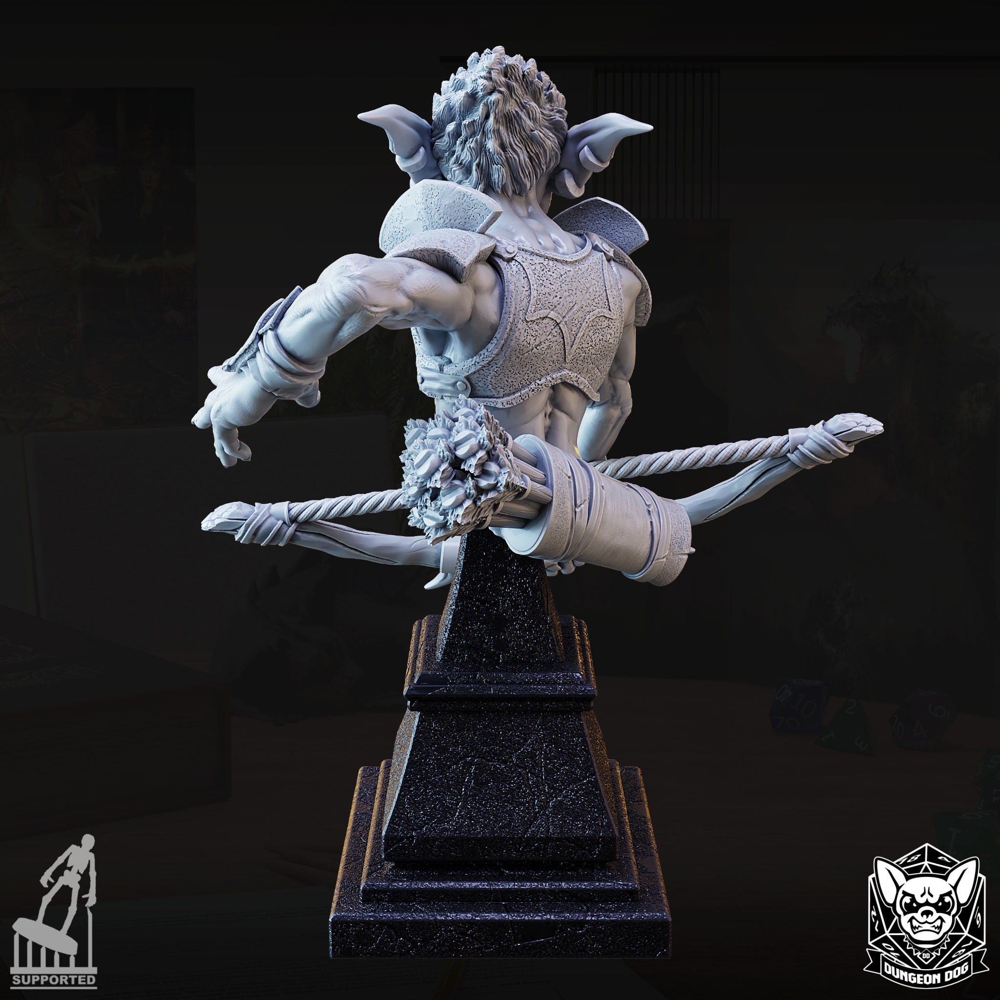 Goblin Archer Bust - Dungeon Dog