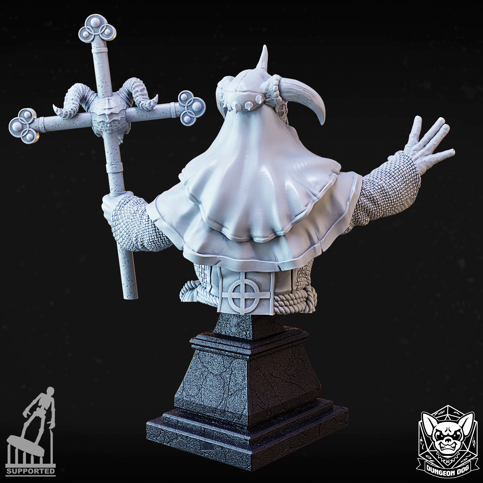 Cultist Leader Bust - Dungeon Dog