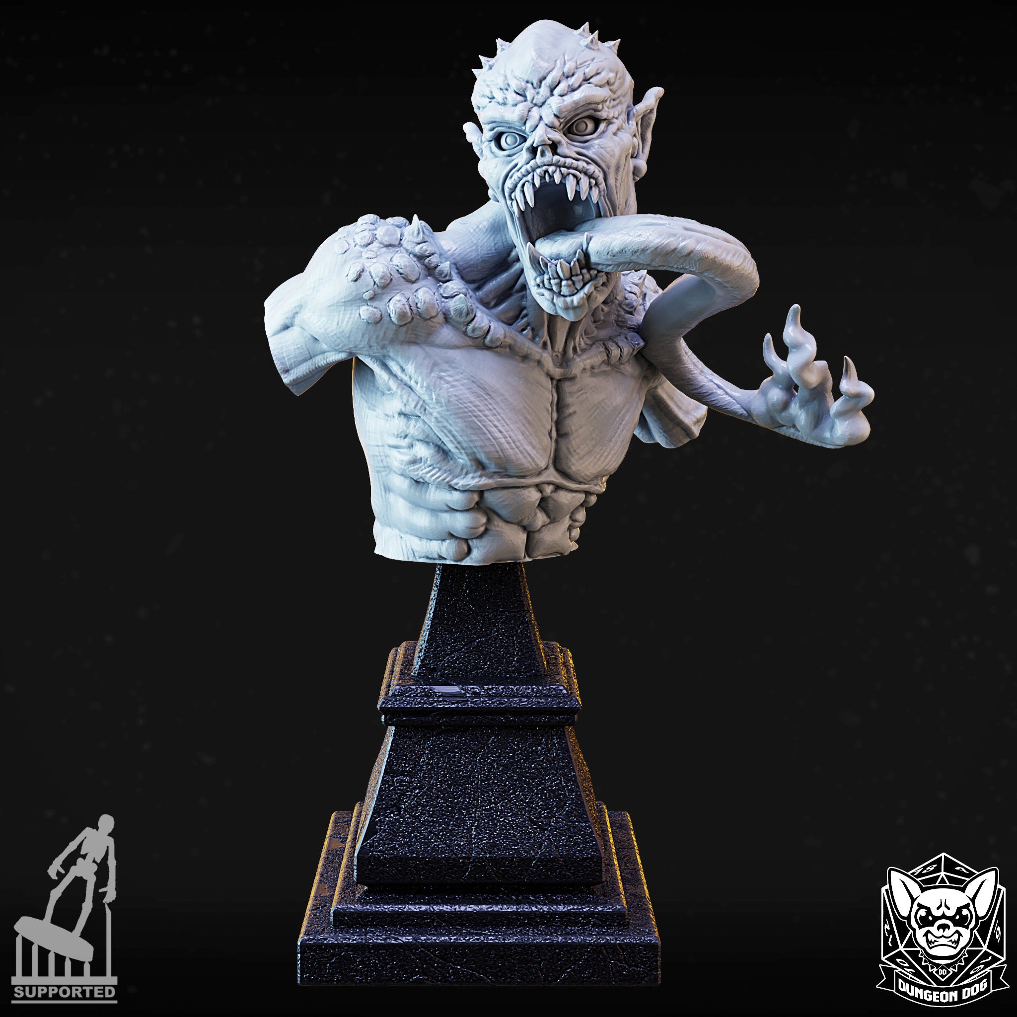 Abyssal Ghoul Bust - Dungeon Dog