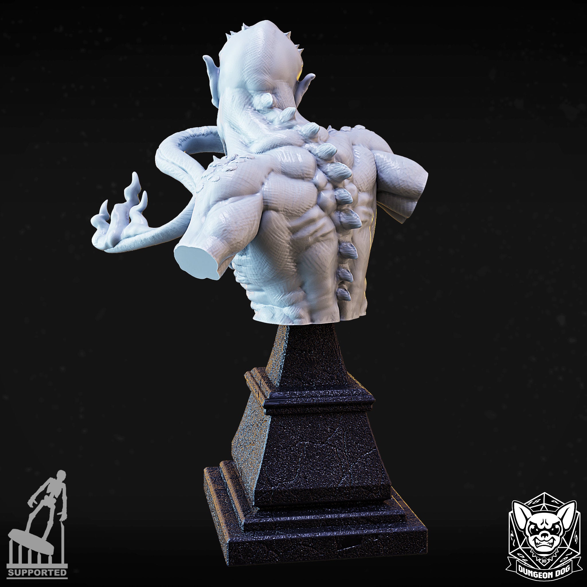 Abyssal Ghoul Bust - Dungeon Dog