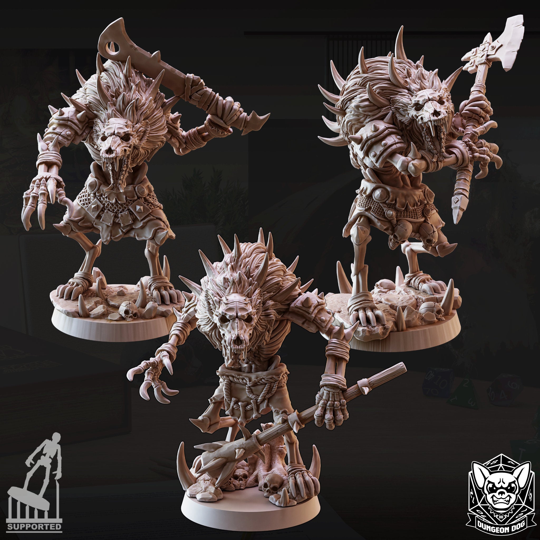 Gnoll Whiterling - von Dungeon Dog