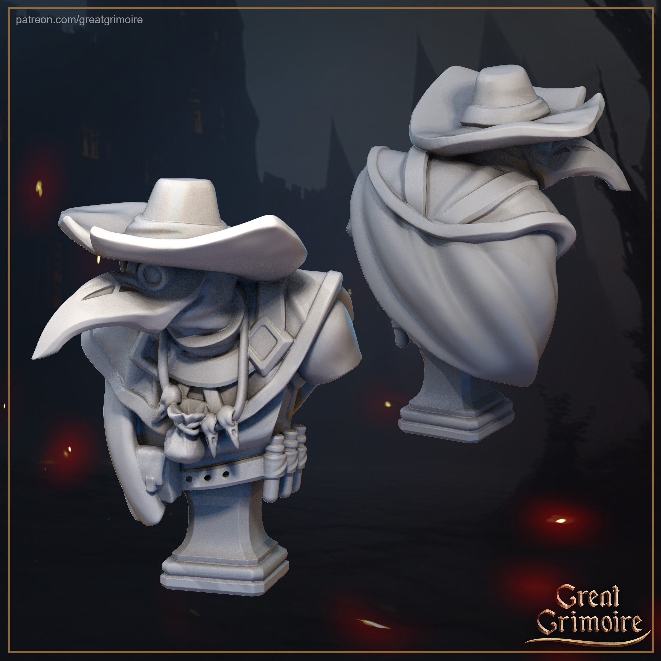 Dr. Corvus - Bust von Great Grimoire