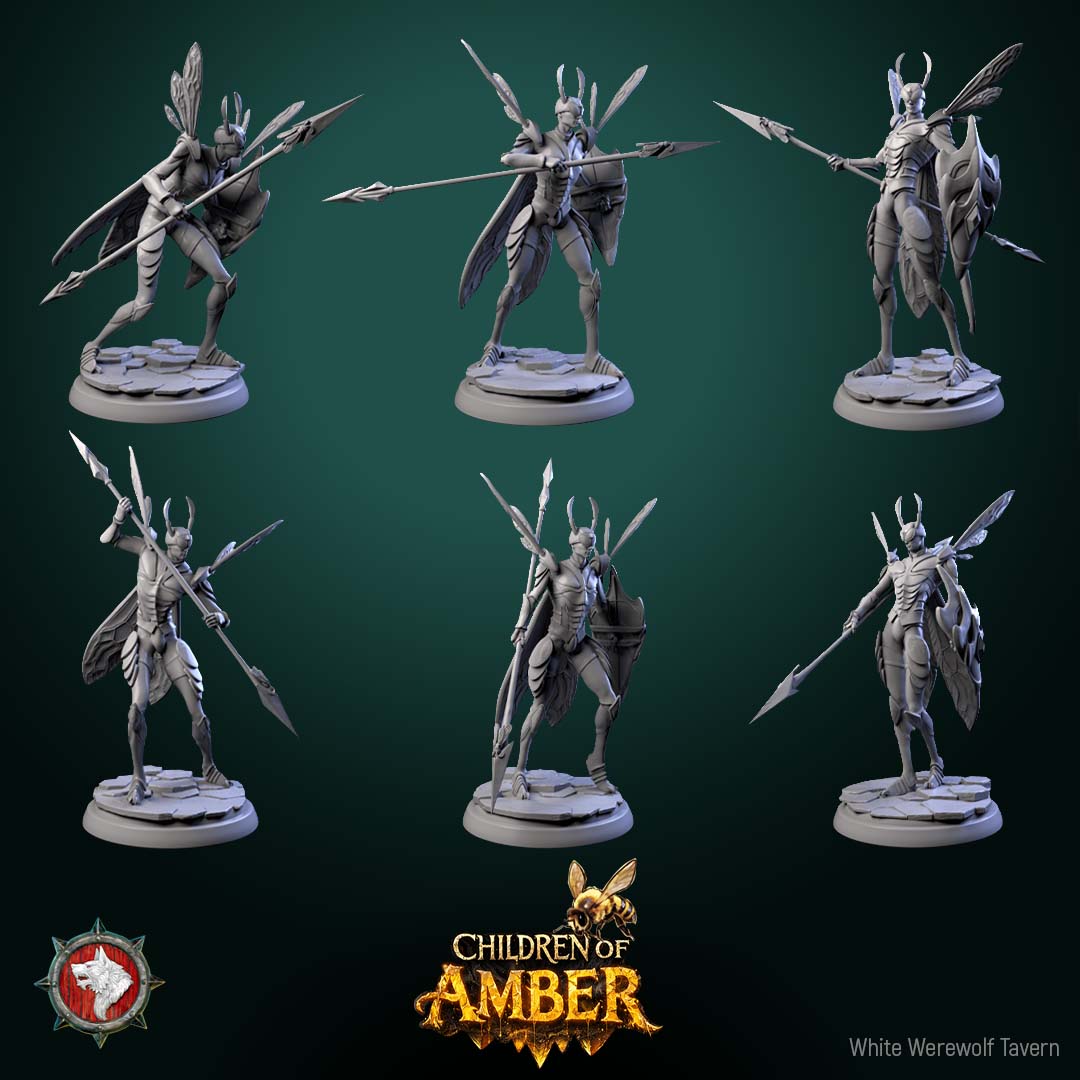 Drone Warrior - Children of Amber - White Werewolf Tavern