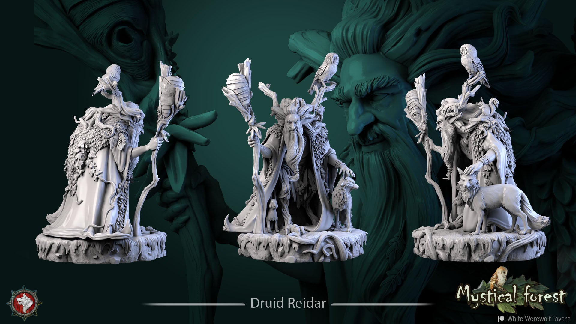 Druid Reidar - aus der Reihe Mystical Forest von White Werewolf Tavern
