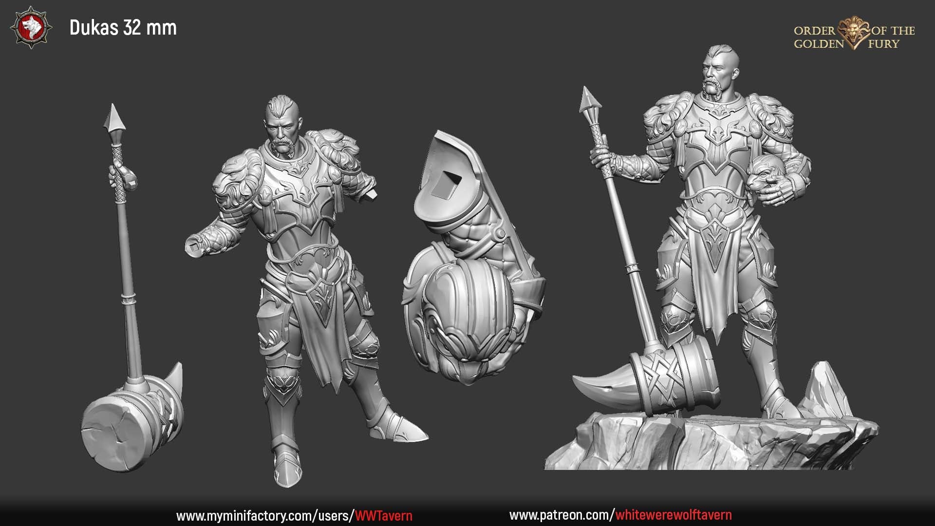 Dukas - aus der Reihe Order of the golden Fury von White Werewolf Tavern