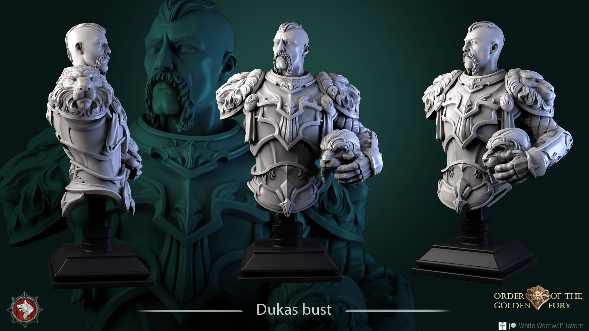 Dukas - Bust aus der Reihe Order of the golden Fury von White Werewolf Tavern