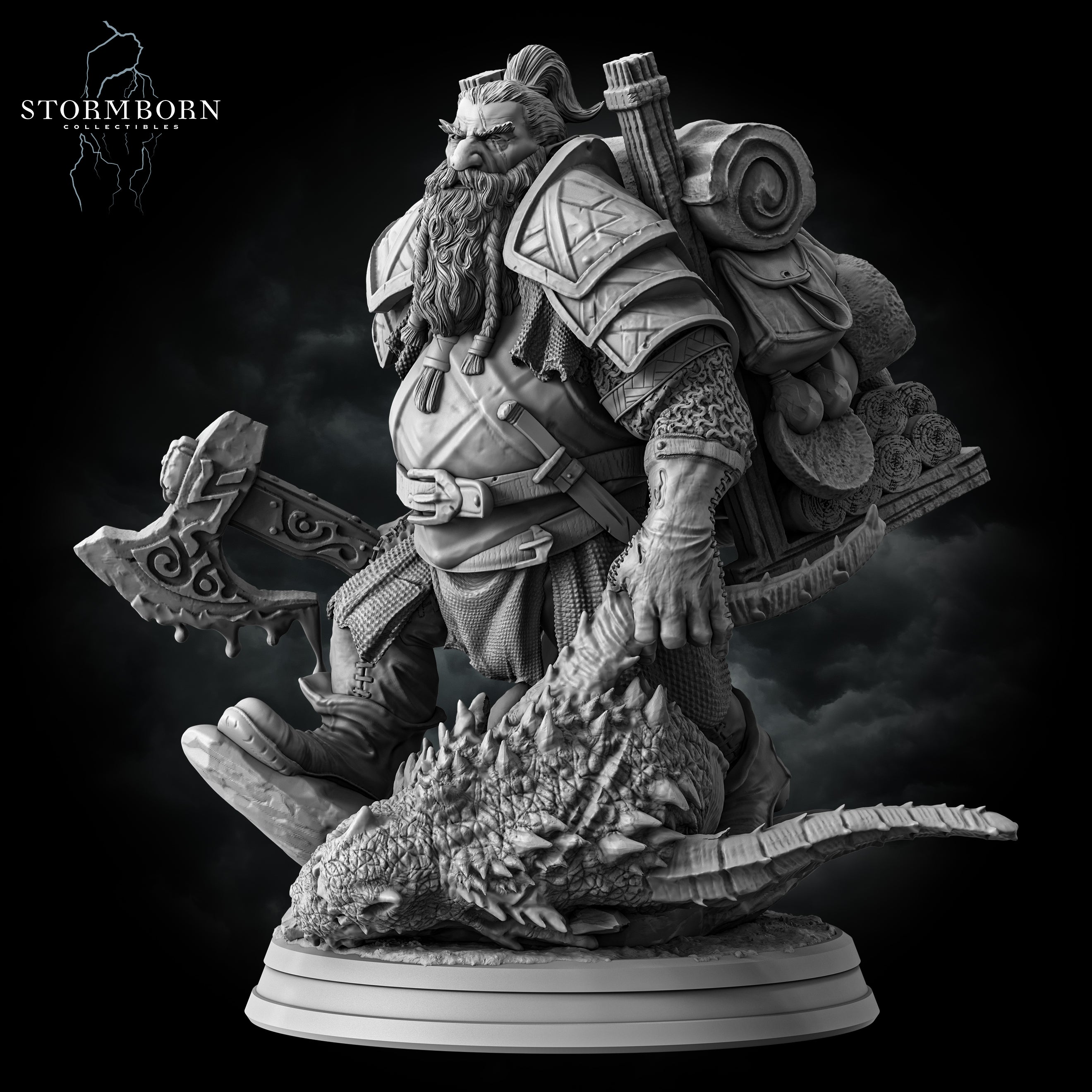 Dwarven Dragon Hunter - von Stormborn Collectibles