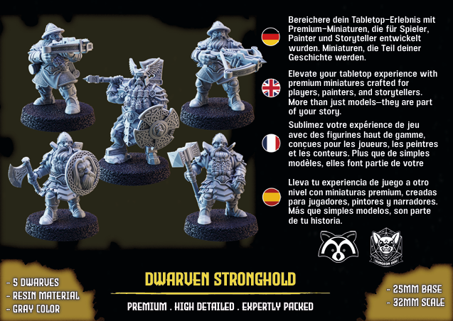 Figurenbox Dwarven Stronghold