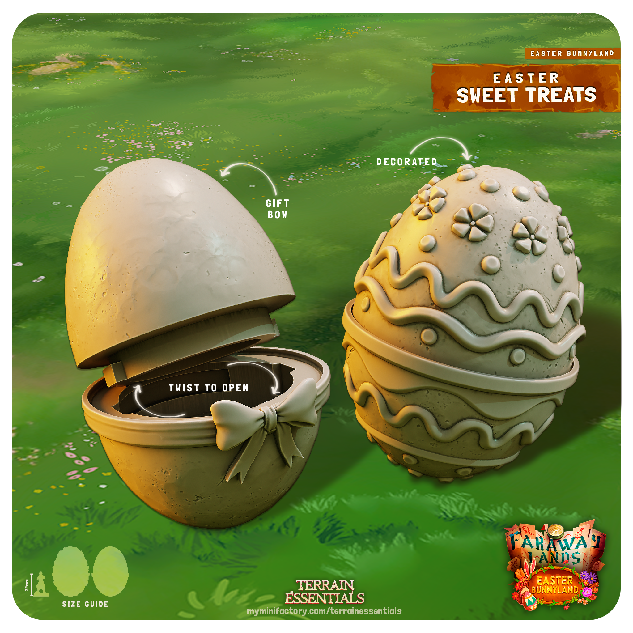 Easter Bunnyland - from Terrain Essentials by Cast n Play