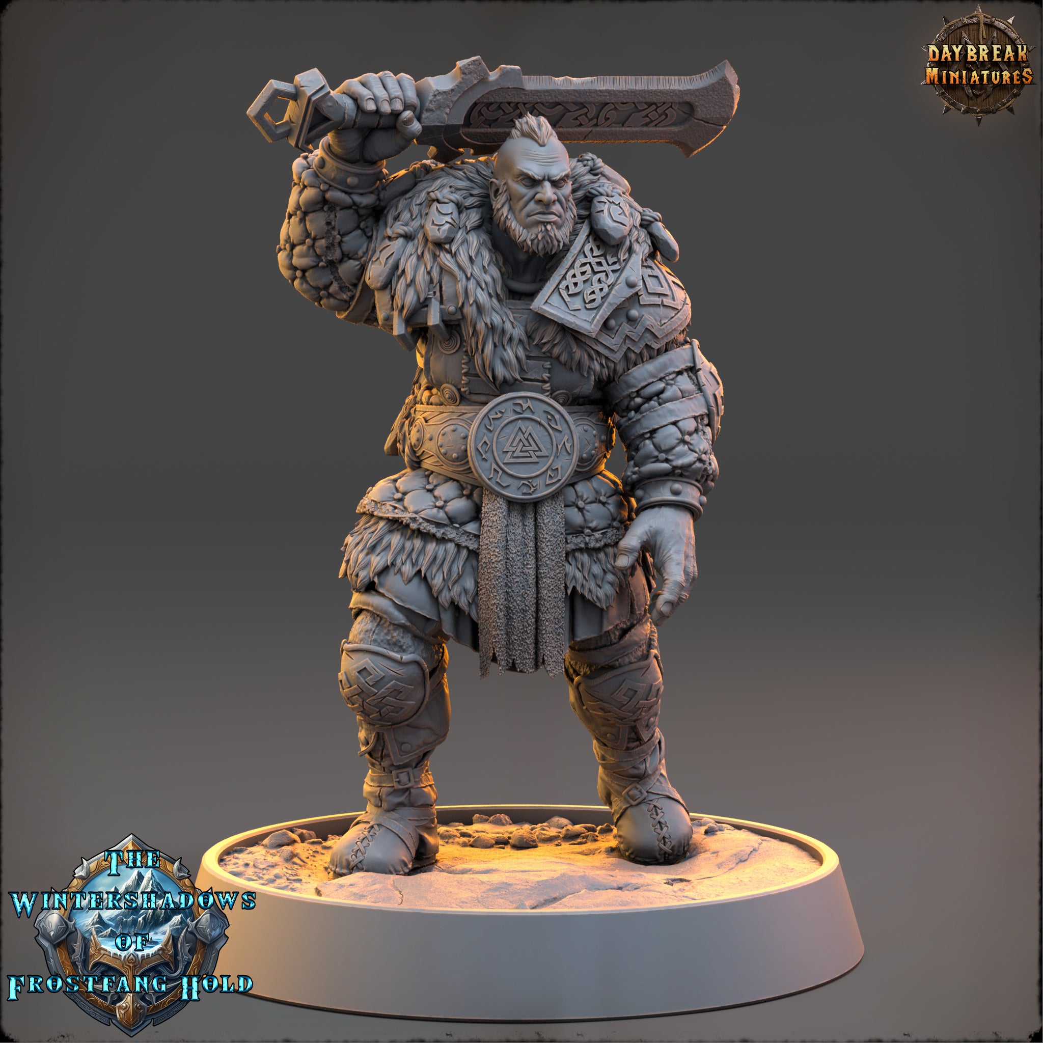Barbaren Wikinger - aus der Reihe The Wintershadows of Frostfang Hold von Daybreak Miniatures