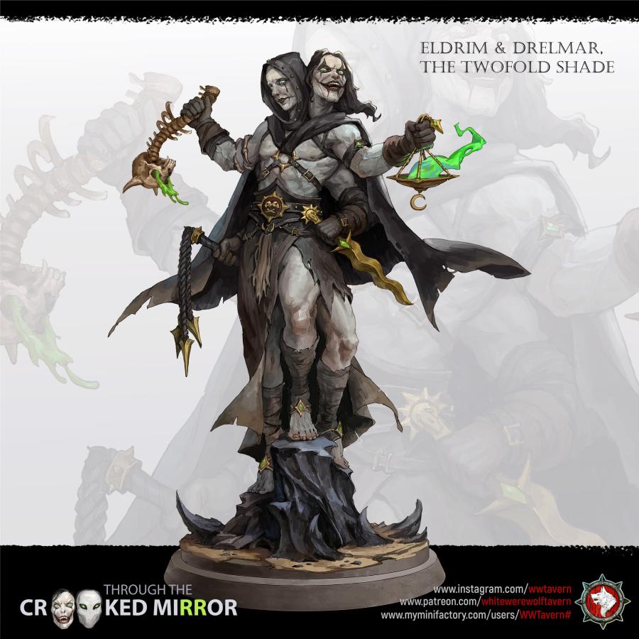 Eldrim & Drelmar, The Twofold Shade - aus der Reihe Through the Crooked Mirror von White Werewolf Tavern