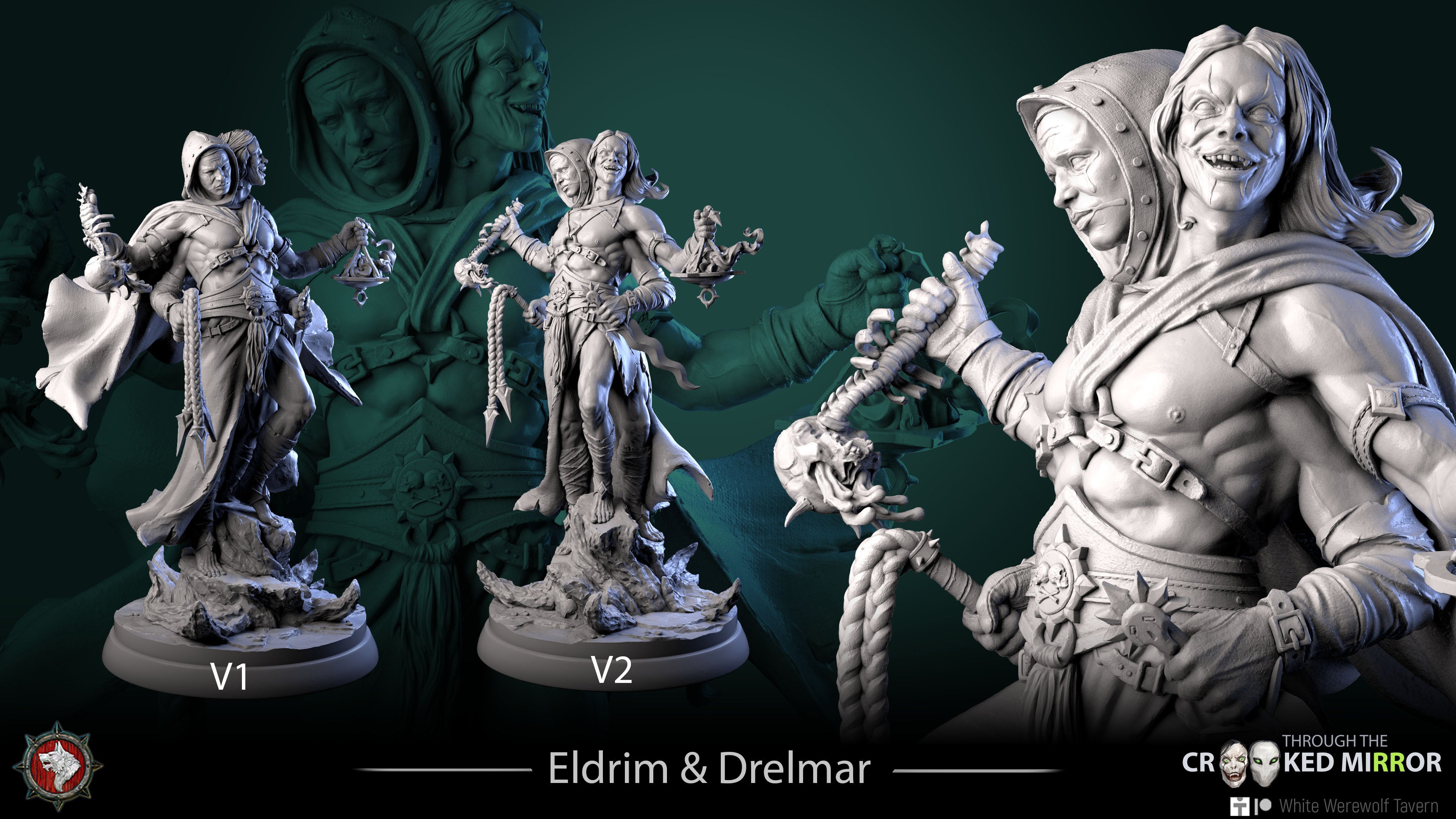 Eldrim & Drelmar, The Twofold Shade - aus der Reihe Through the Crooked Mirror von White Werewolf Tavern