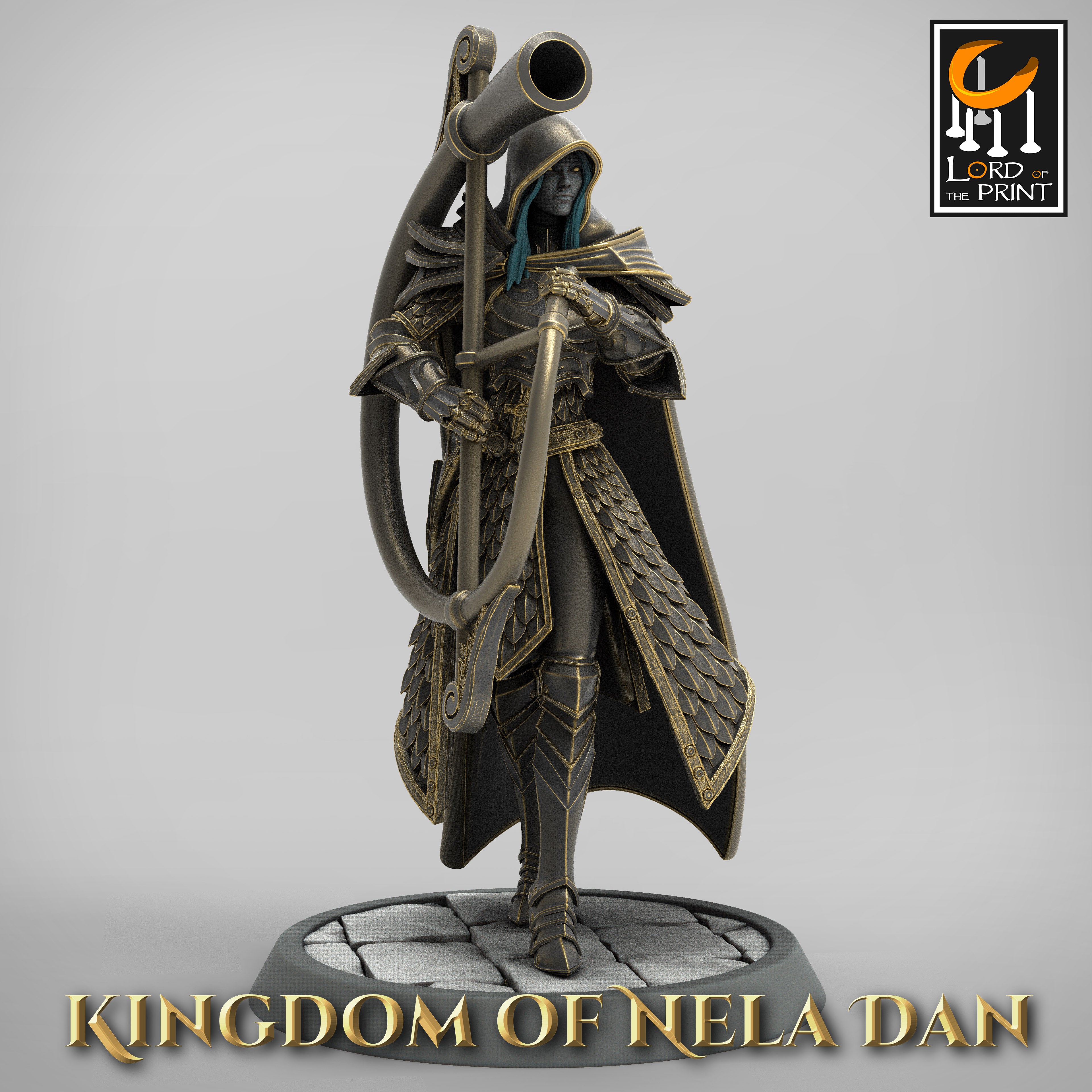 Elf Soldier - aus der Reihe Kingdom of Nela Dan von Rescale Miniatures
