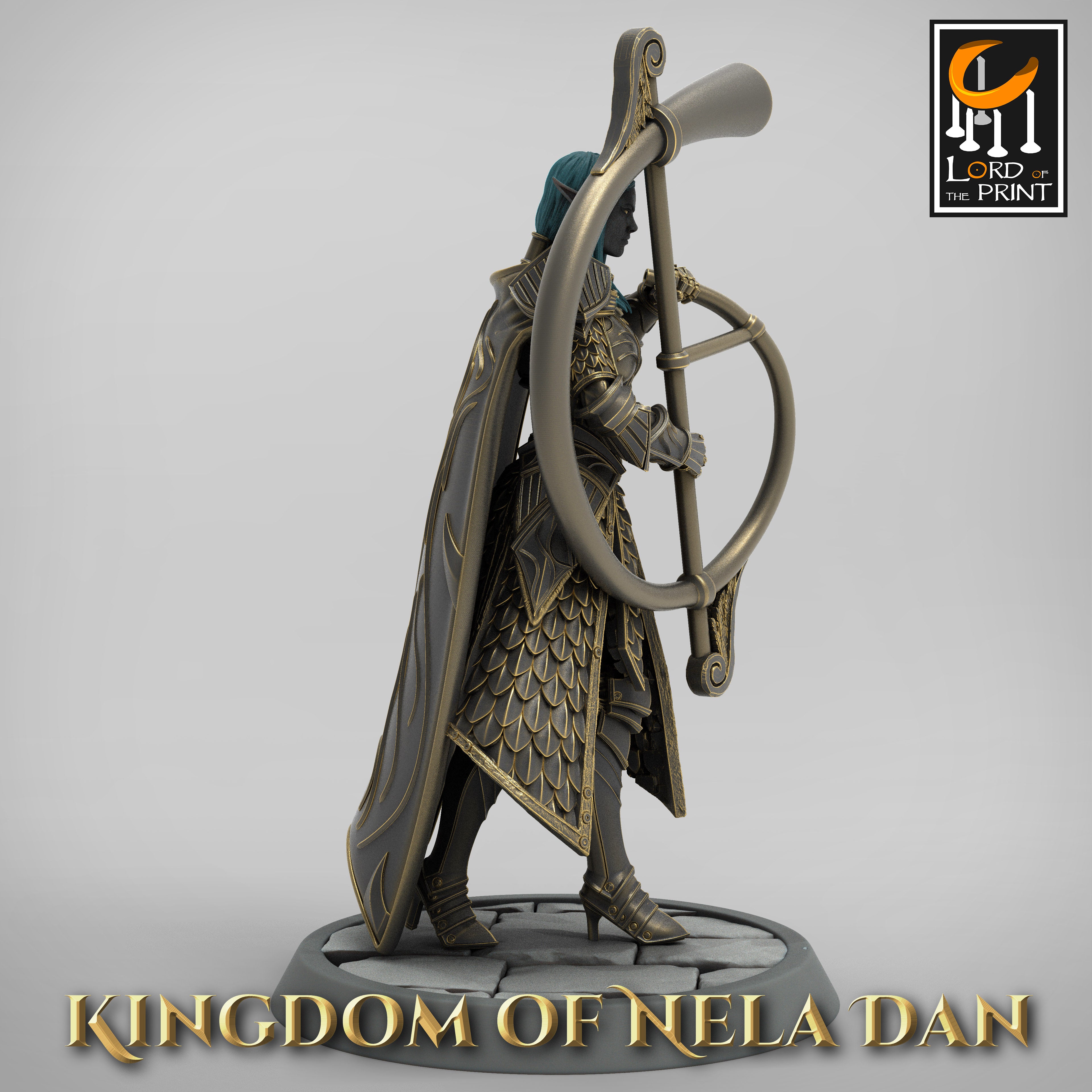 Elf Soldier - aus der Reihe Kingdom of Nela Dan von Rescale Miniatures