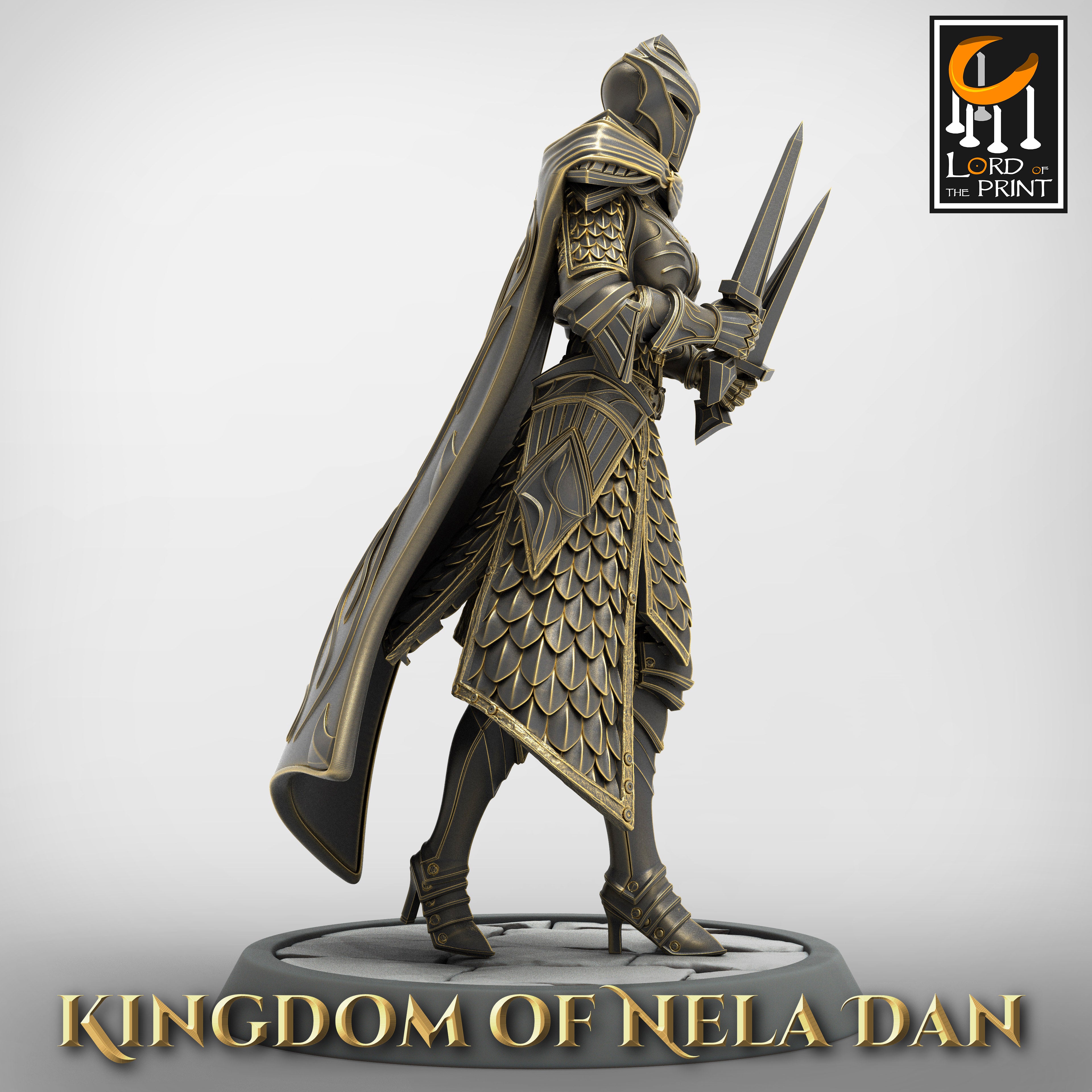 Elf Soldier - aus der Reihe Kingdom of Nela Dan von Rescale Miniatures