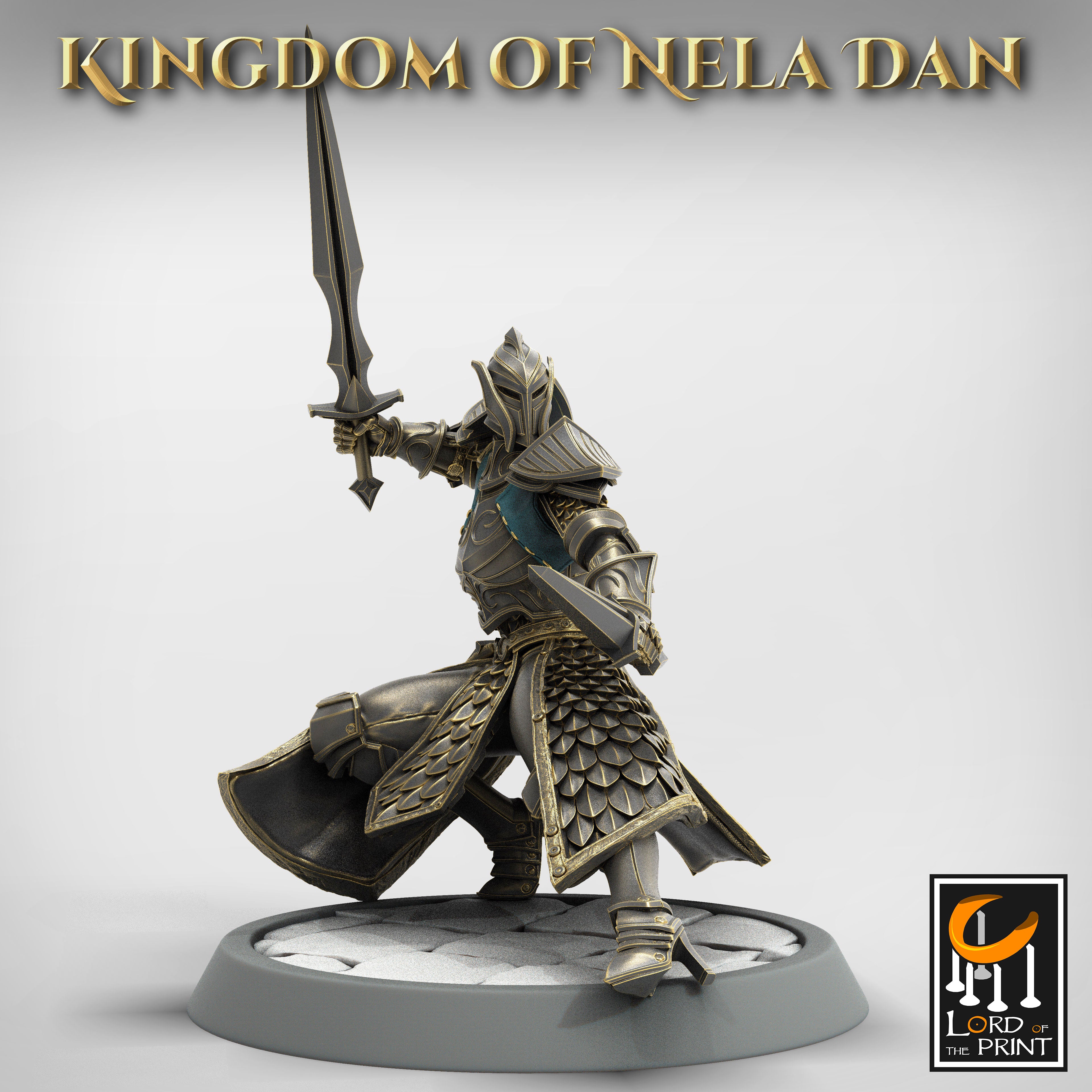 Elf Soldier - aus der Reihe Kingdom of Nela Dan von Rescale Miniatures