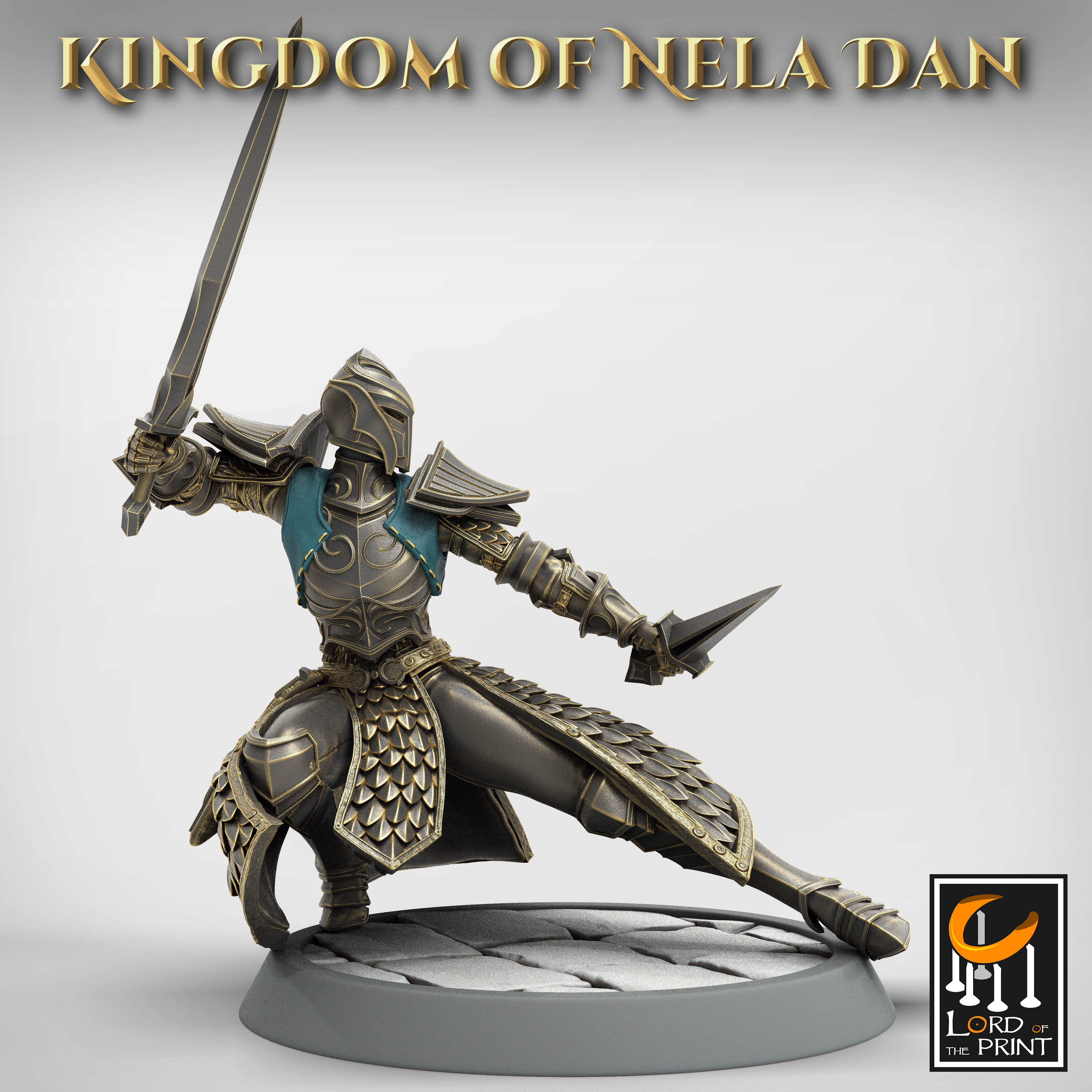 Elf Soldier - aus der Reihe Kingdom of Nela Dan von Rescale Miniatures