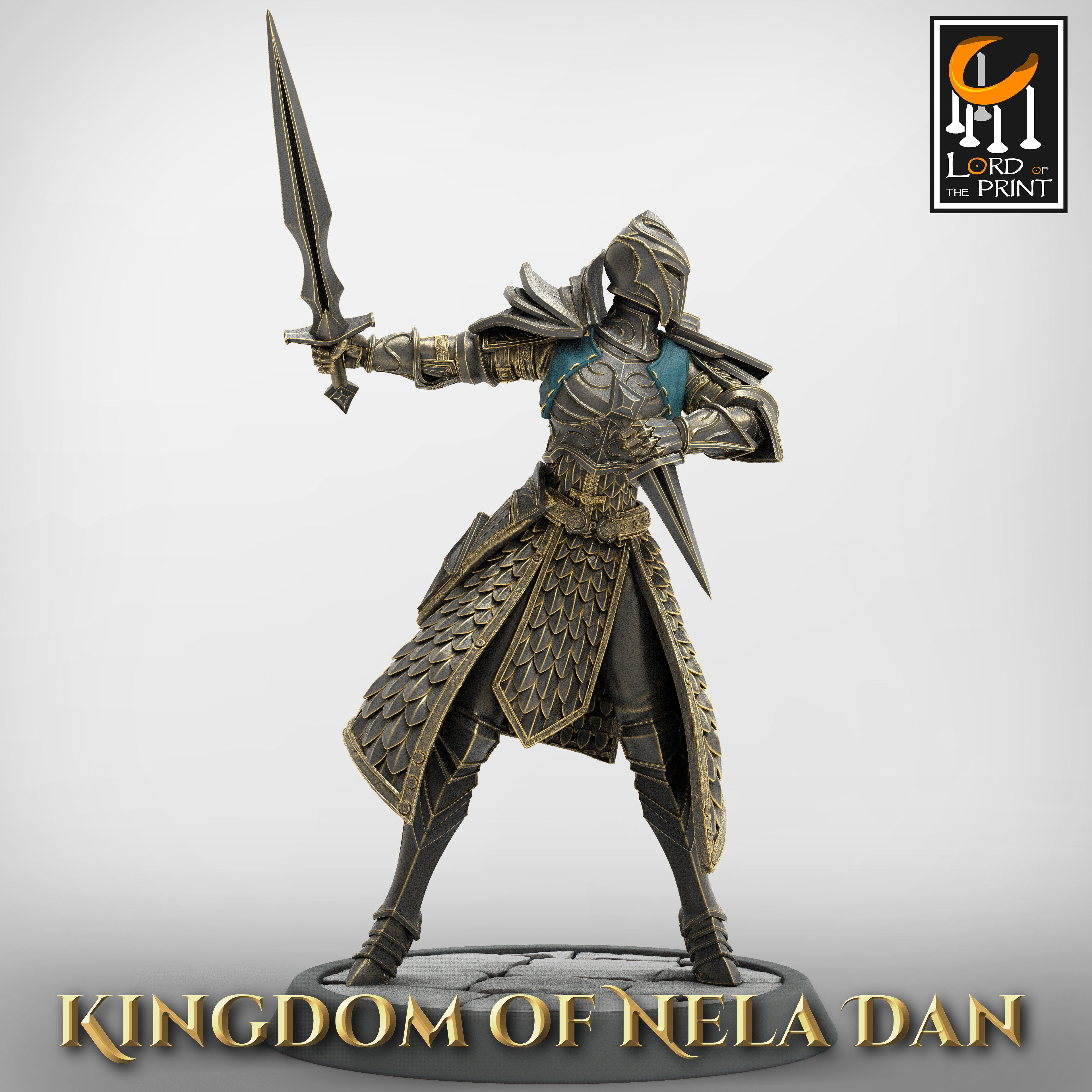 Elf Soldier - aus der Reihe Kingdom of Nela Dan von Rescale Miniatures