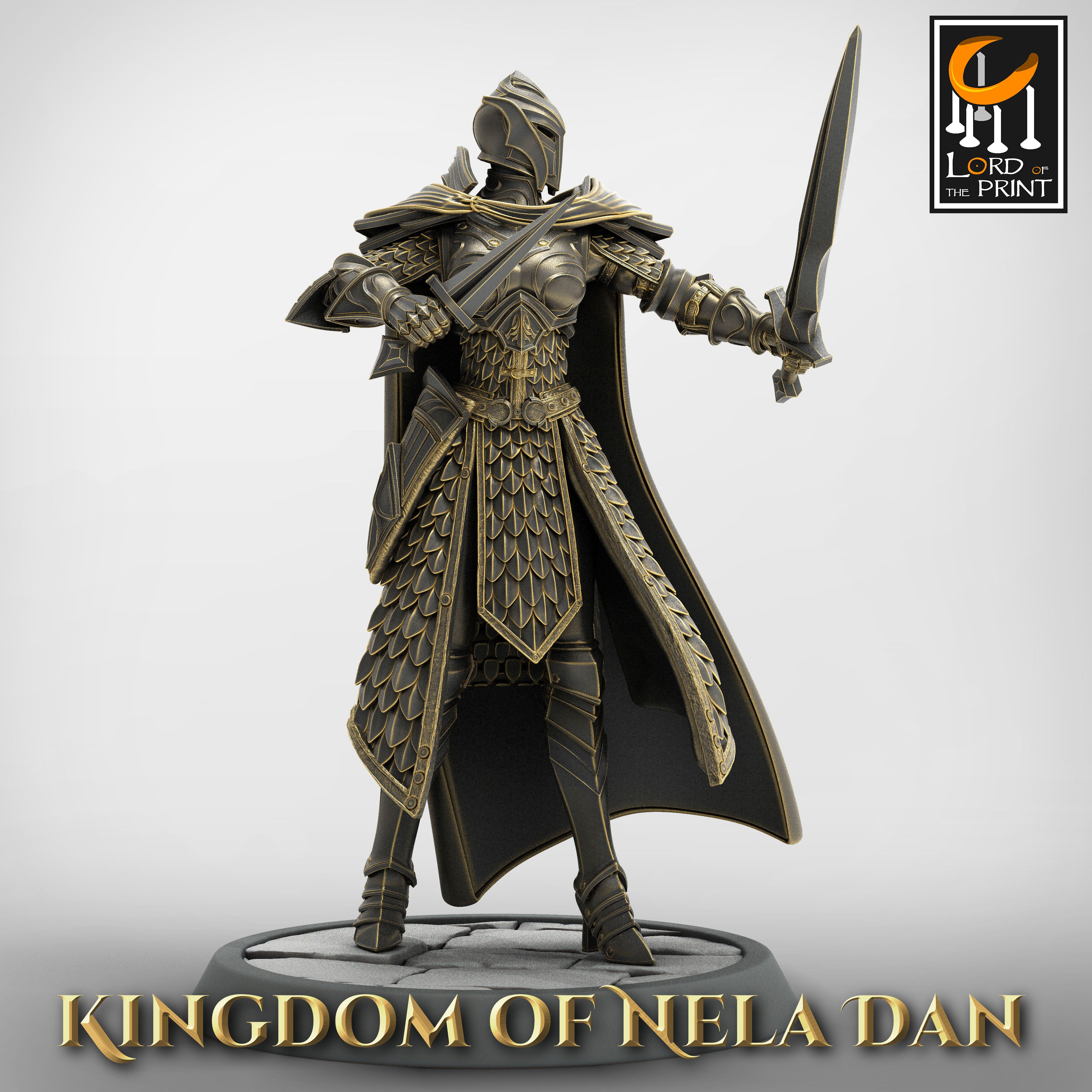 Elf Soldier - aus der Reihe Kingdom of Nela Dan von Rescale Miniatures