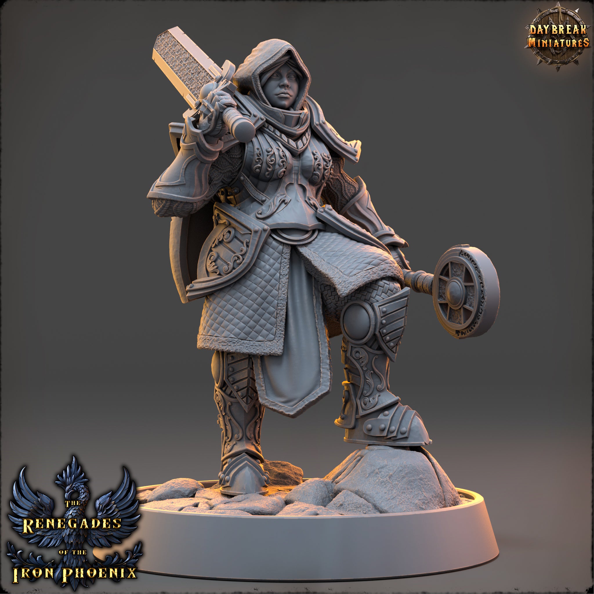 Paladin - aus der Reihe The Renegades of the Iron Phoenix von Daybreak Miniatures