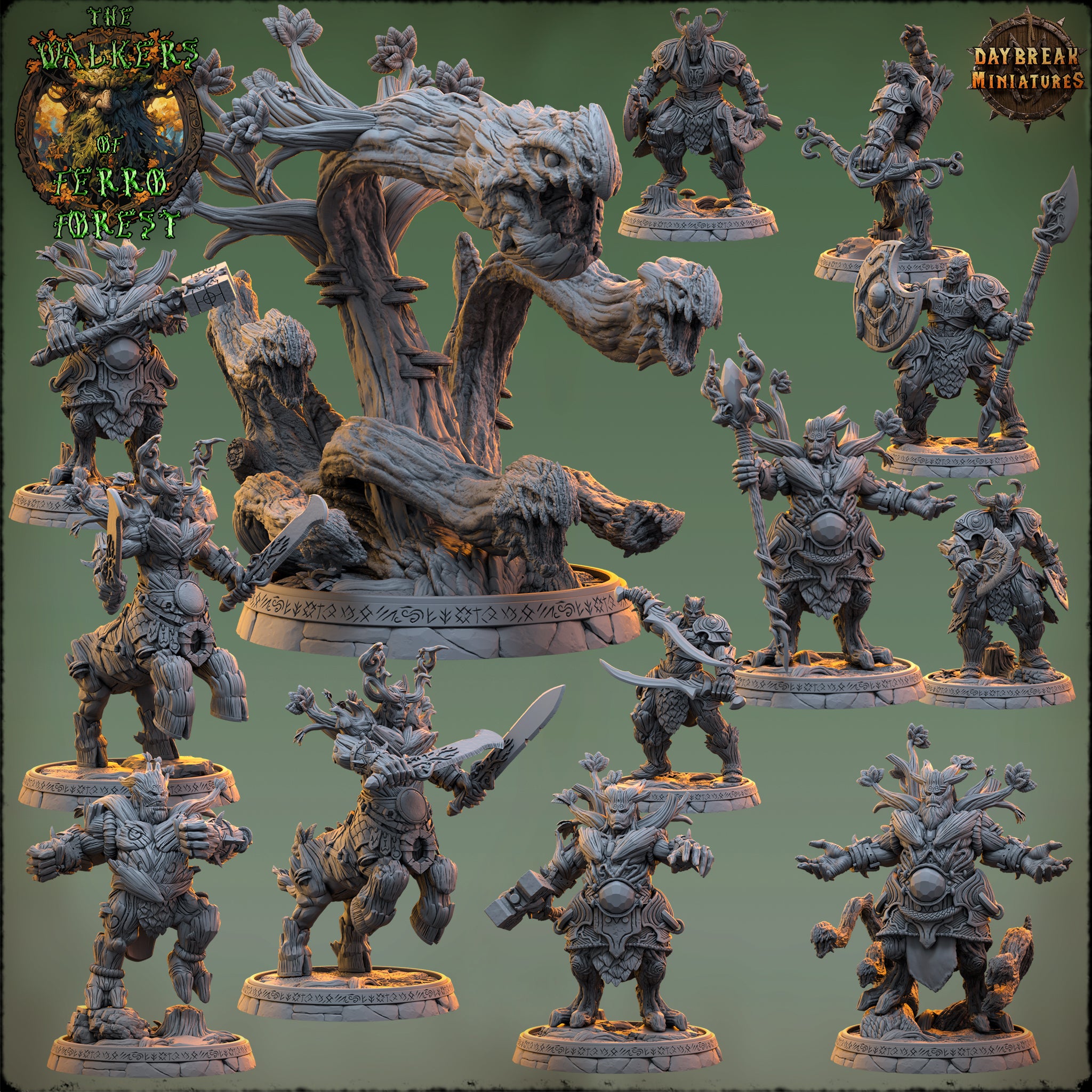 Ent - aus der Reihe The Walkers of Ferro Forest von Daybreak Miniatures
