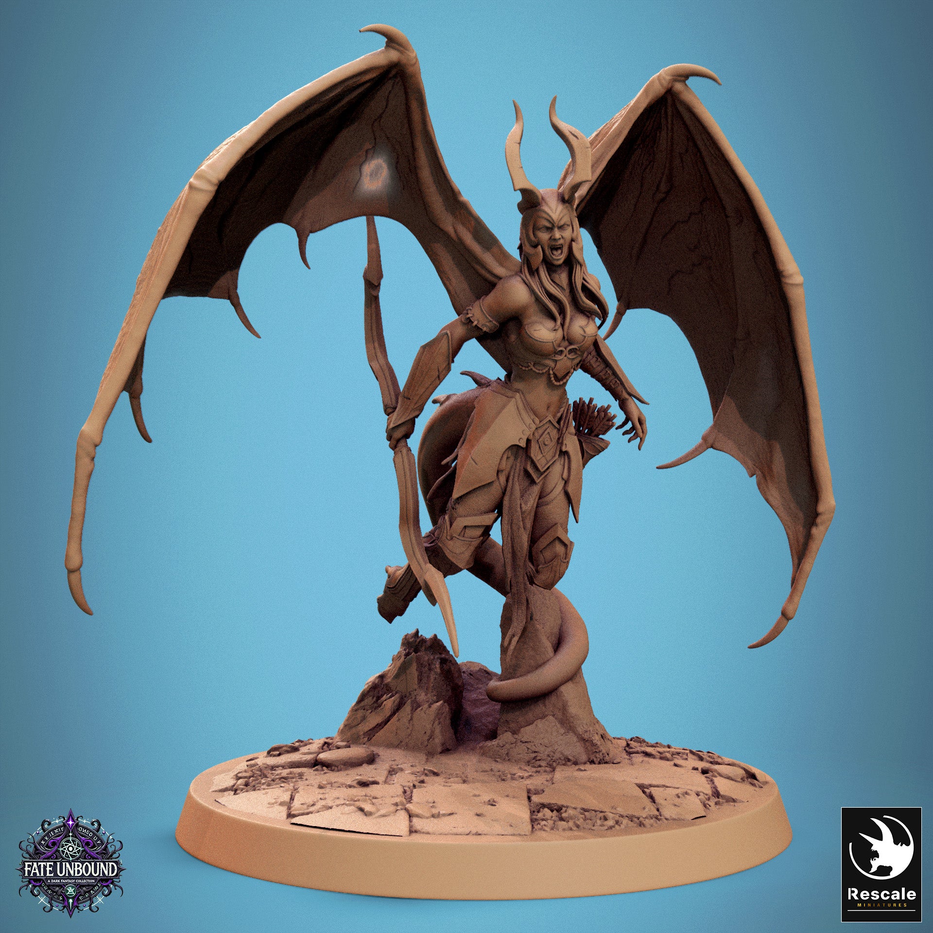 Female Cambion - aus der Reihe Fate Unbound von Rescale Miniatures