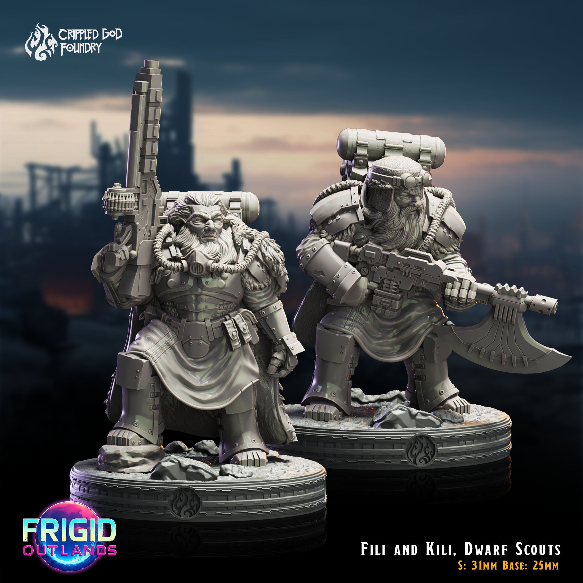 Dwarf Scouts - aus der Reihe Frigid Outlands von Crippled God Foundry