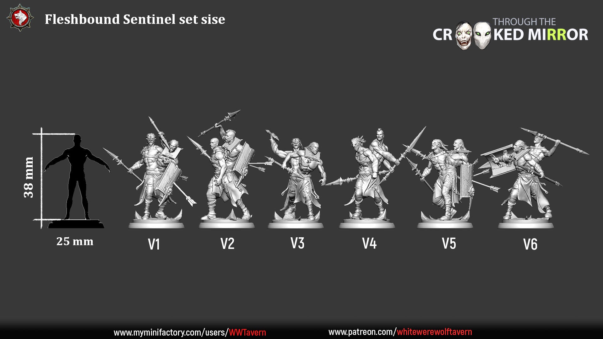 Fleshbound Sentinels - from the Through the Crooked Mirror series by White Werewolf Tavern