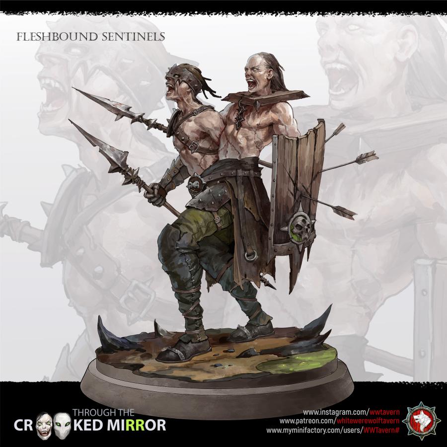 Fleshbound Sentinels - from the Through the Crooked Mirror series by White Werewolf Tavern